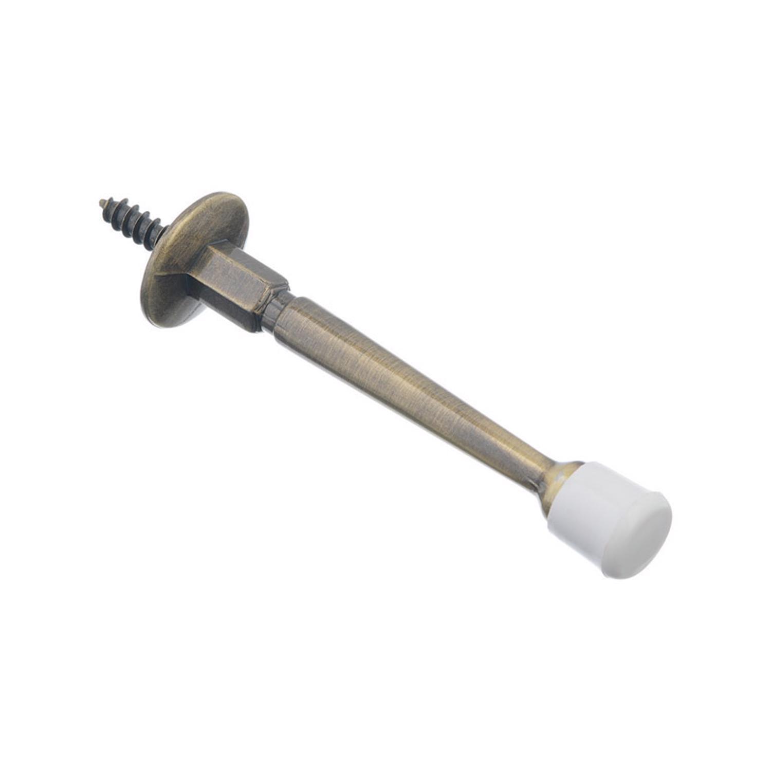 Ace 3 in. W Metal Antique Gold Rigid Door Stop Mounts to door and wall 1.8 in.