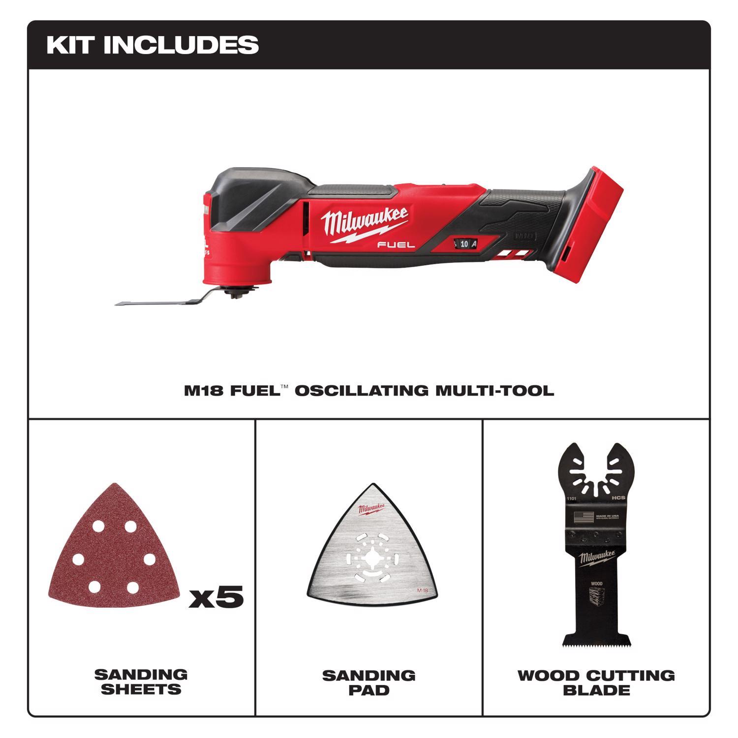 Milwaukee M18 FUEL Cordless Oscillating Multi-Tool Tool Only