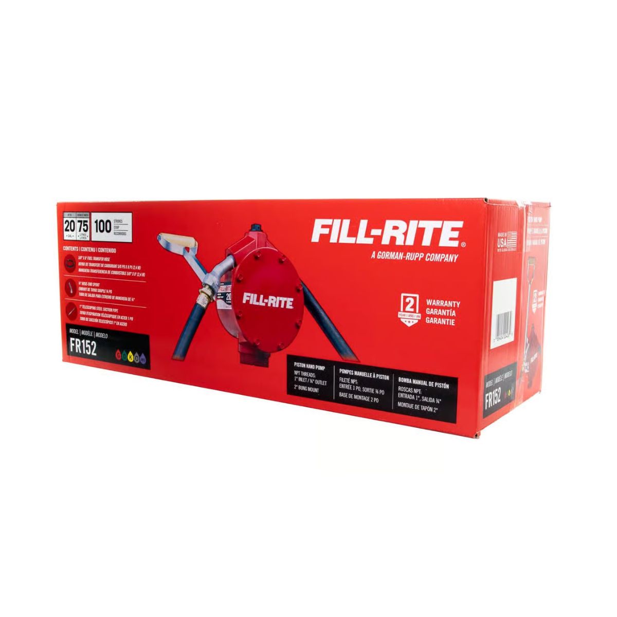Fill-Rite Aluminum Piston Hand Pump 20 gpm