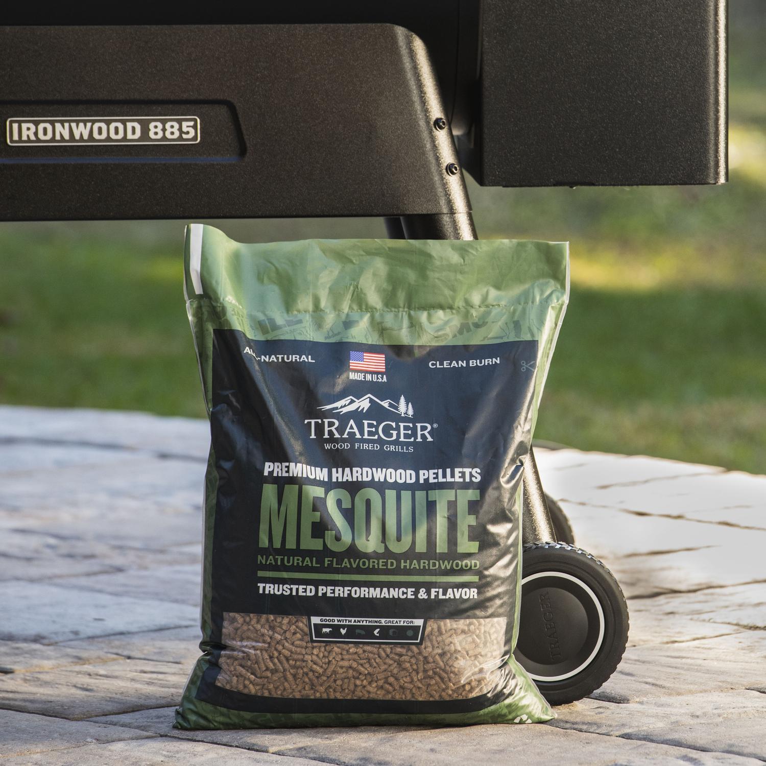 Traeger Premium All Natural Mesquite Hardwood Pellets 20 lb