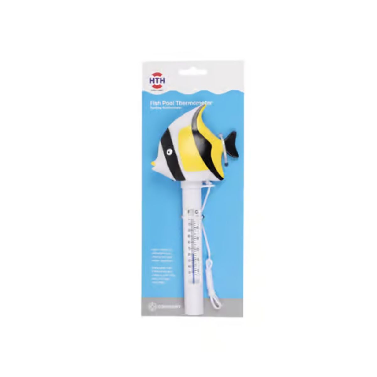HTH Pool Thermometer 10.8 in. H x 1.4 in. W x 4.1 in. L