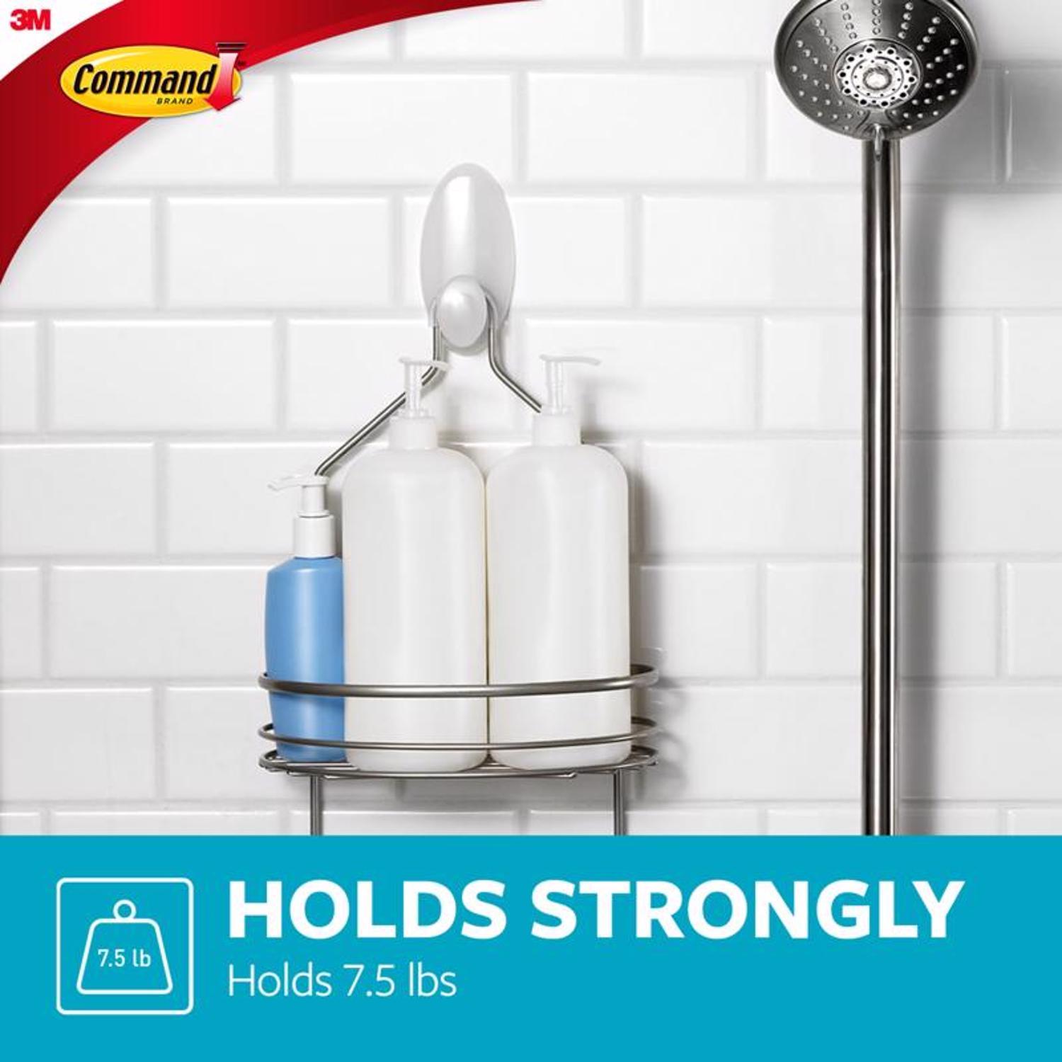 3M Command Large Plastic Caddy Hanger 5 in. L 1 pk