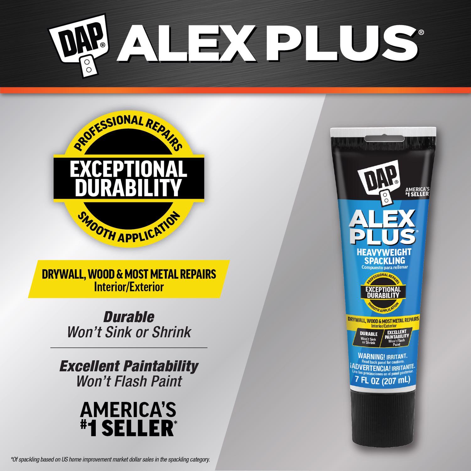 DAP Alex Plus Ready to Use White Spackling Compound 7 oz