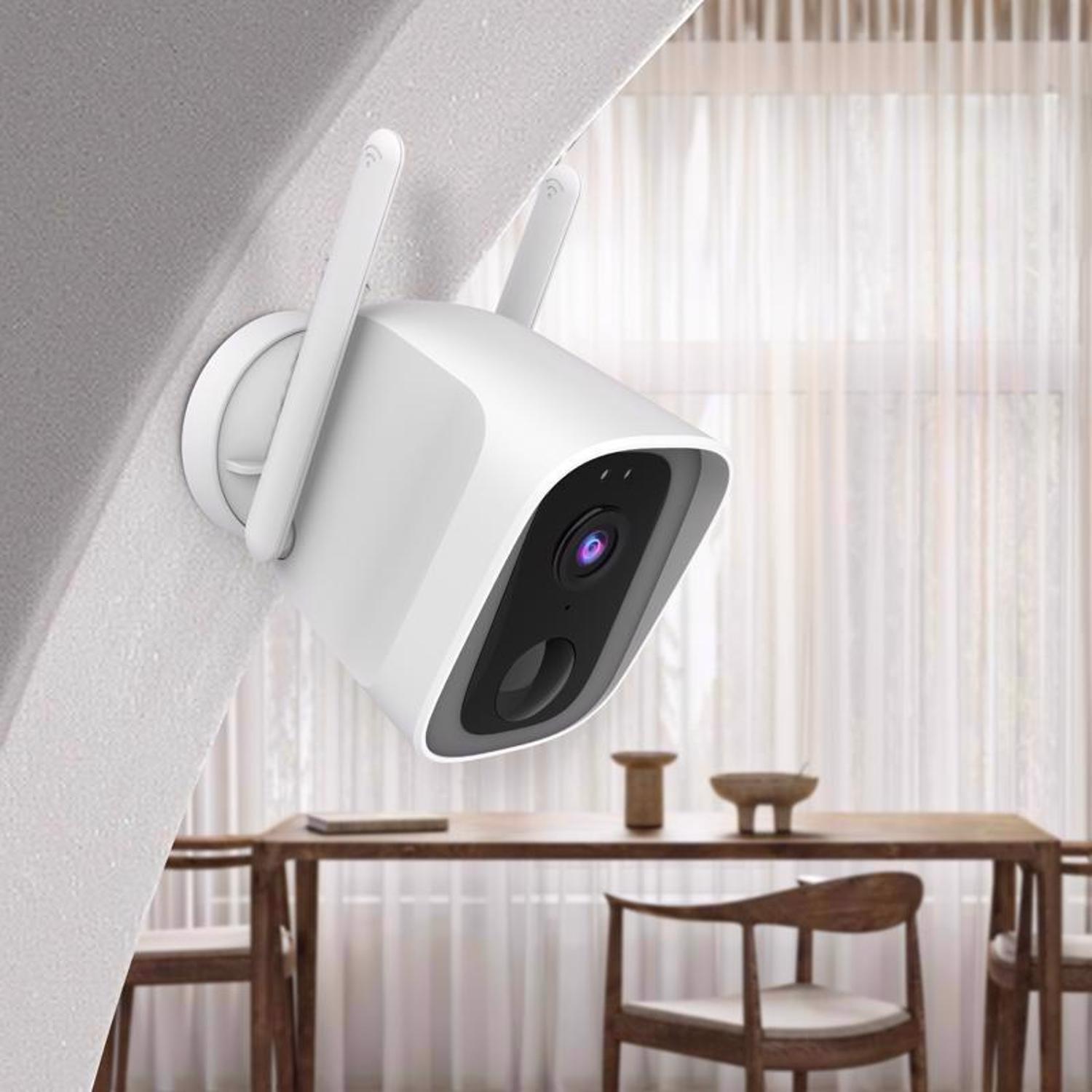 Feit Smart Home Battery Powered Outdoor Smart-Enabled Security Camera