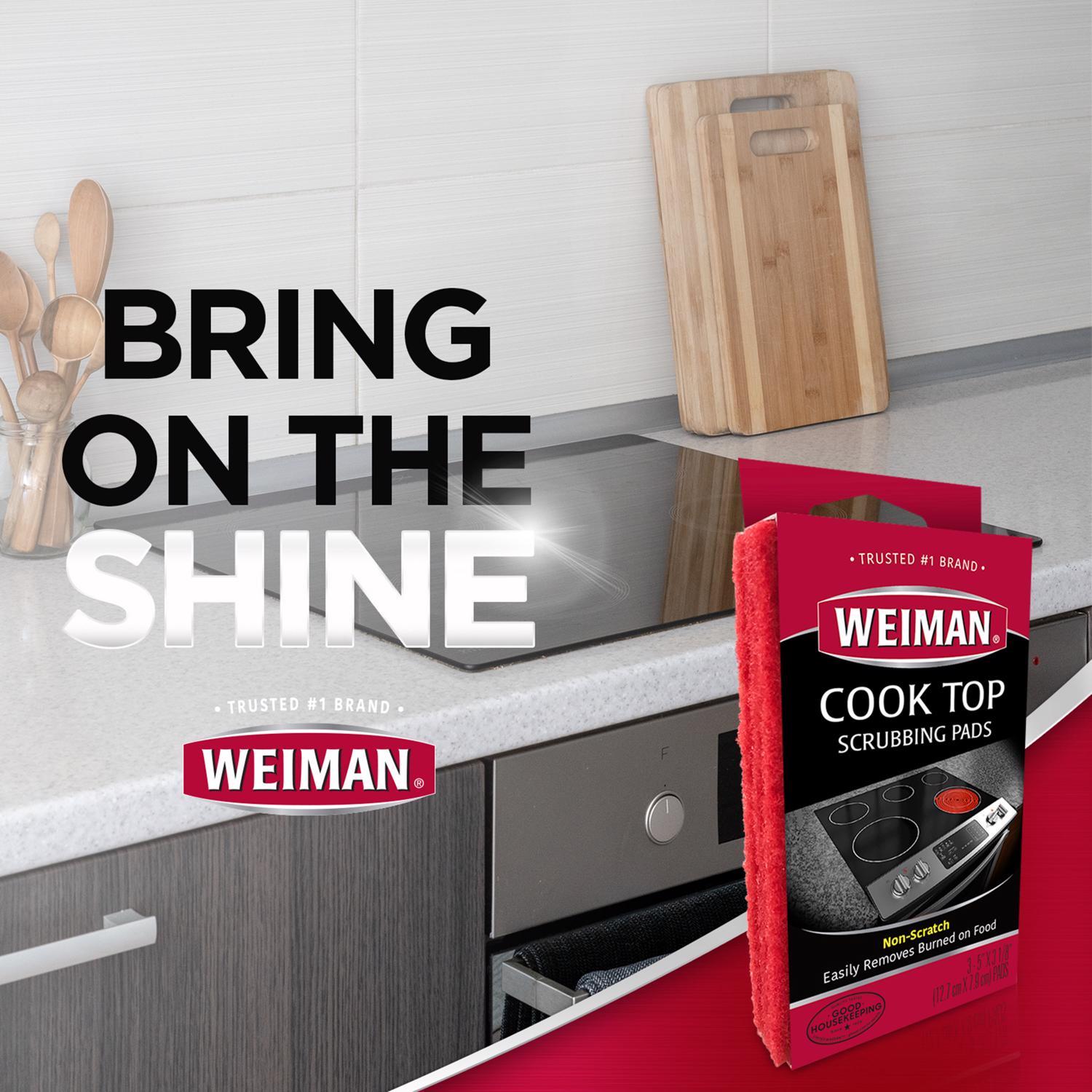 Weiman No Scent Cooktop Cleaner Starter Kit 1 box Sponge