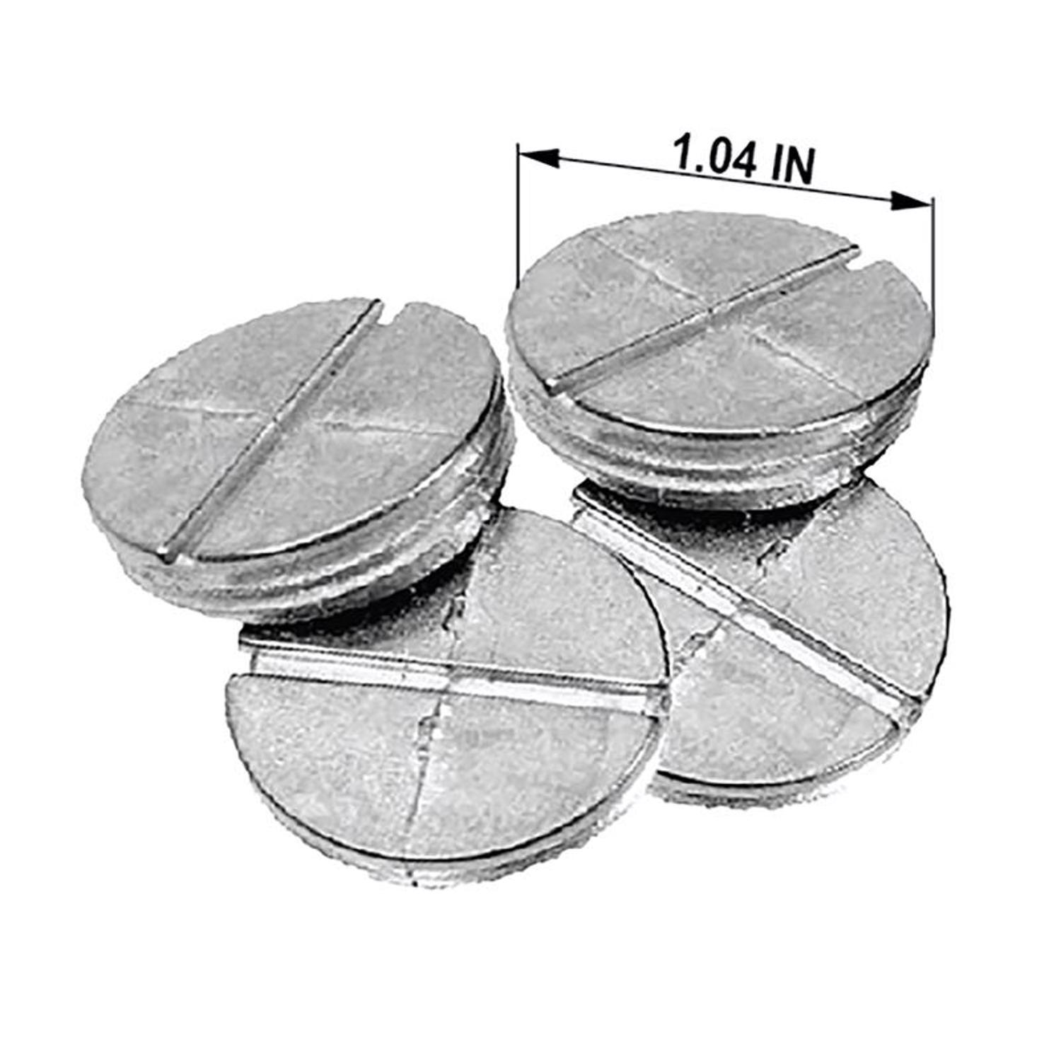 Sigma Engineered Solutions Round Die-Cast Zinc 3/4 in. W Closure Plug