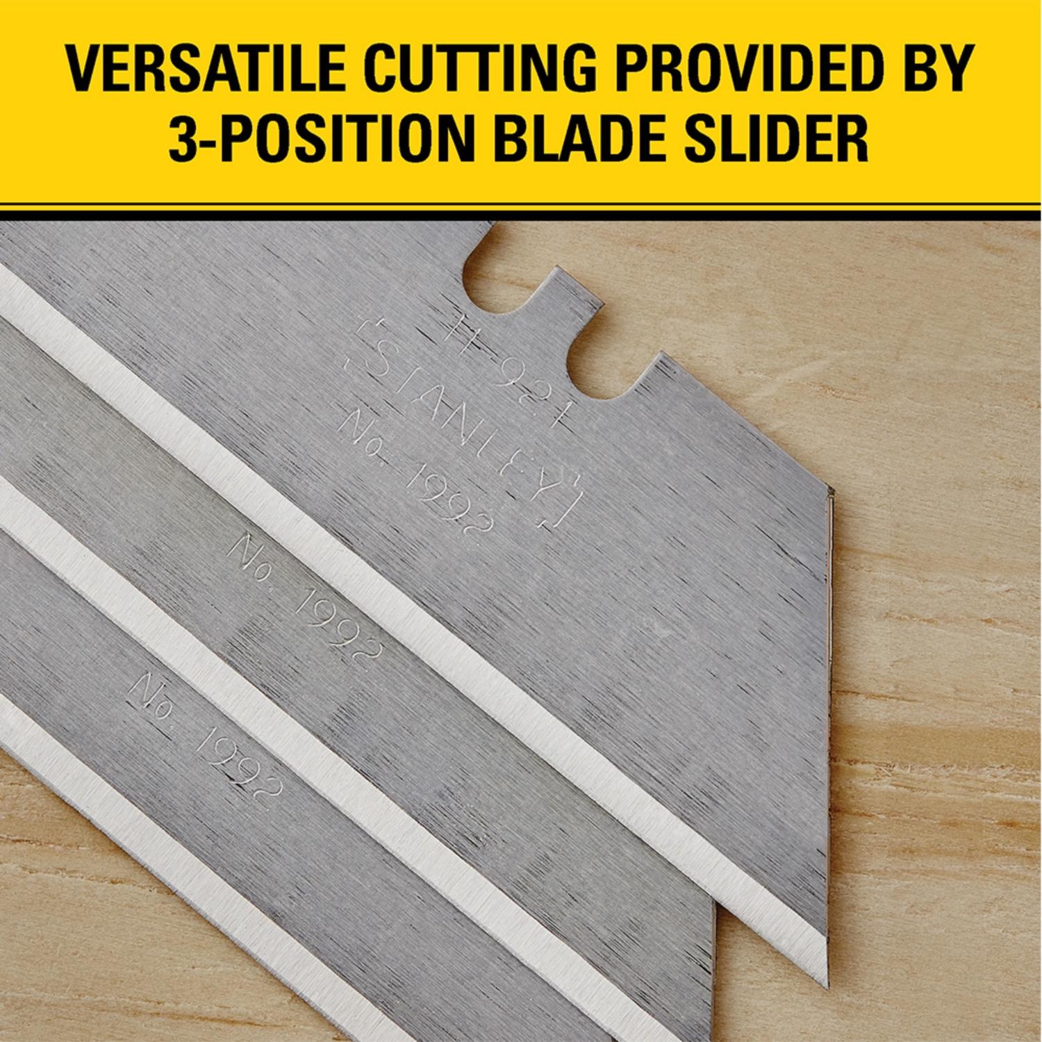 STANLEY Classic 99 6 in. Retractable Utility Knife Gray 1 pk