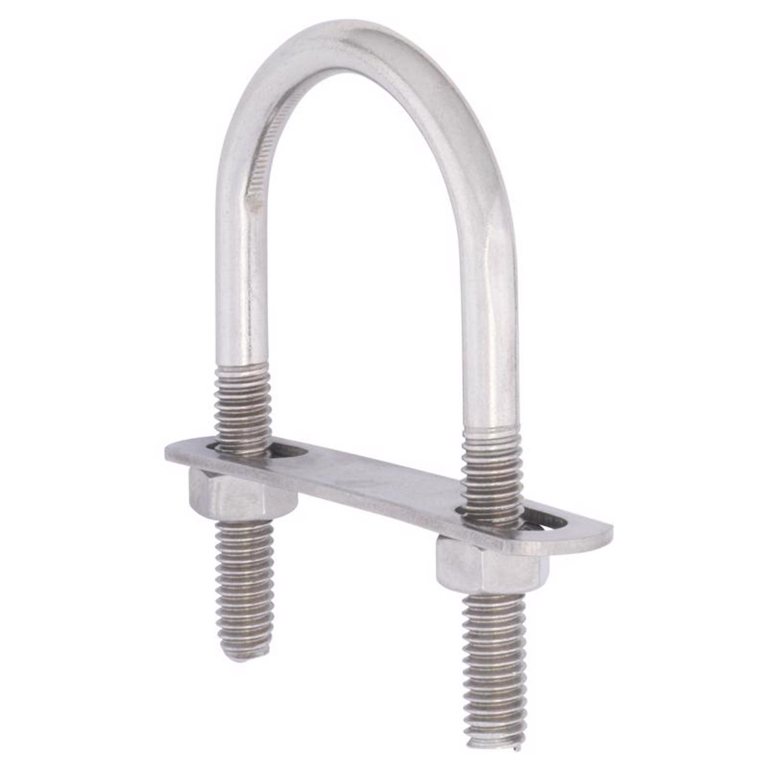 Hampton 5/16 in. X 1-3/4 in. W X 3 in. L Coarse Stainless Steel U-Bolt