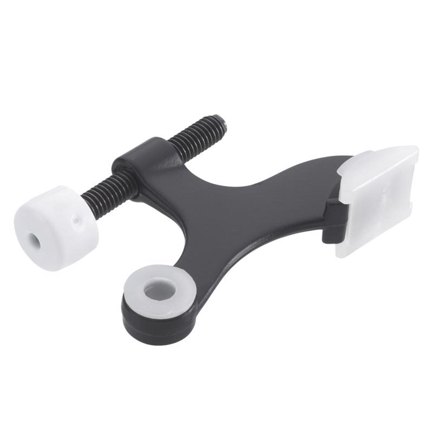 Ace Metal Oil Rubbed Bronze Bronze Hinge Pin Door Stop Mounts to door and wall 0 in.
