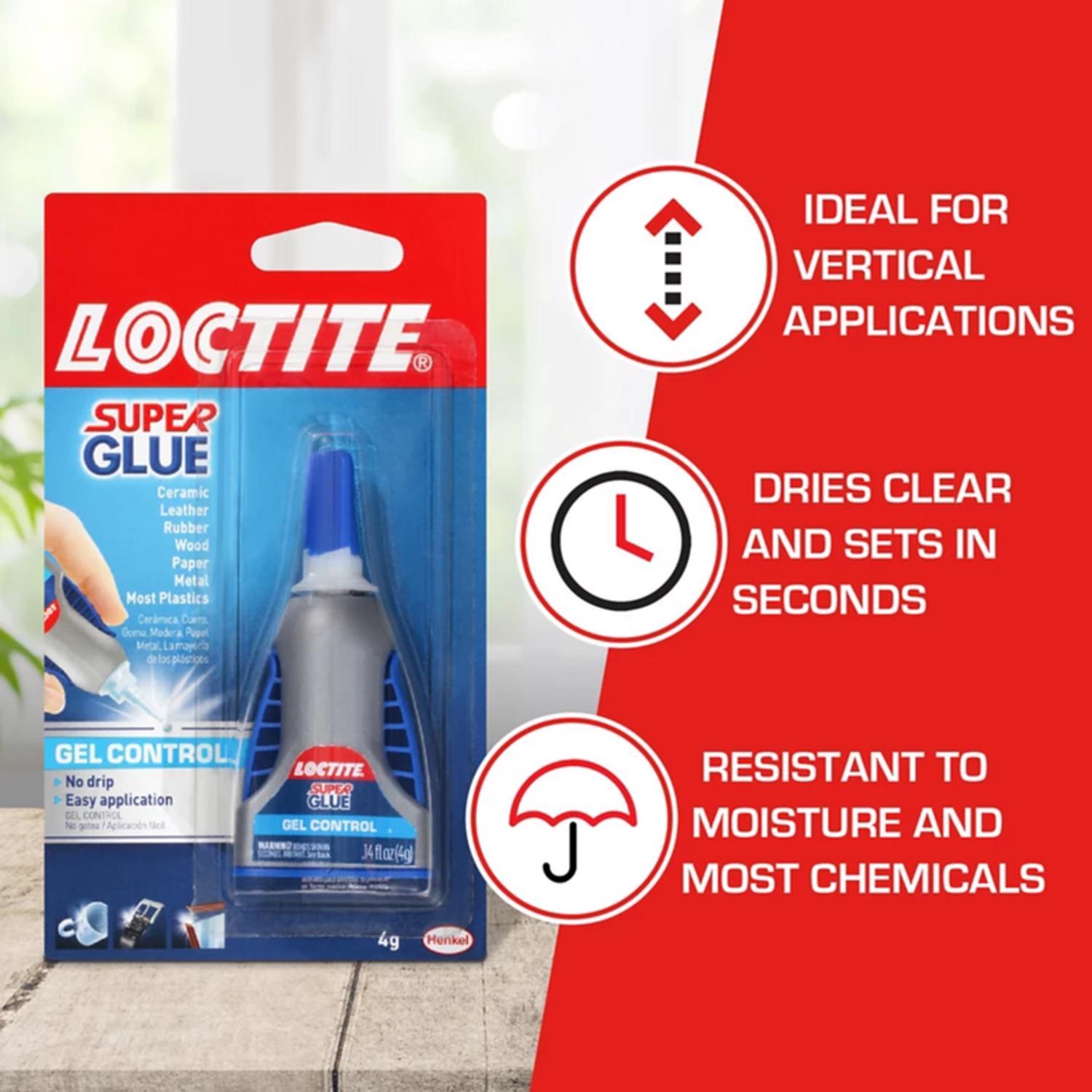 Loctite Super Glue High Strength Ethyl Cyanoacrylate Clear Super Glue 4 gm