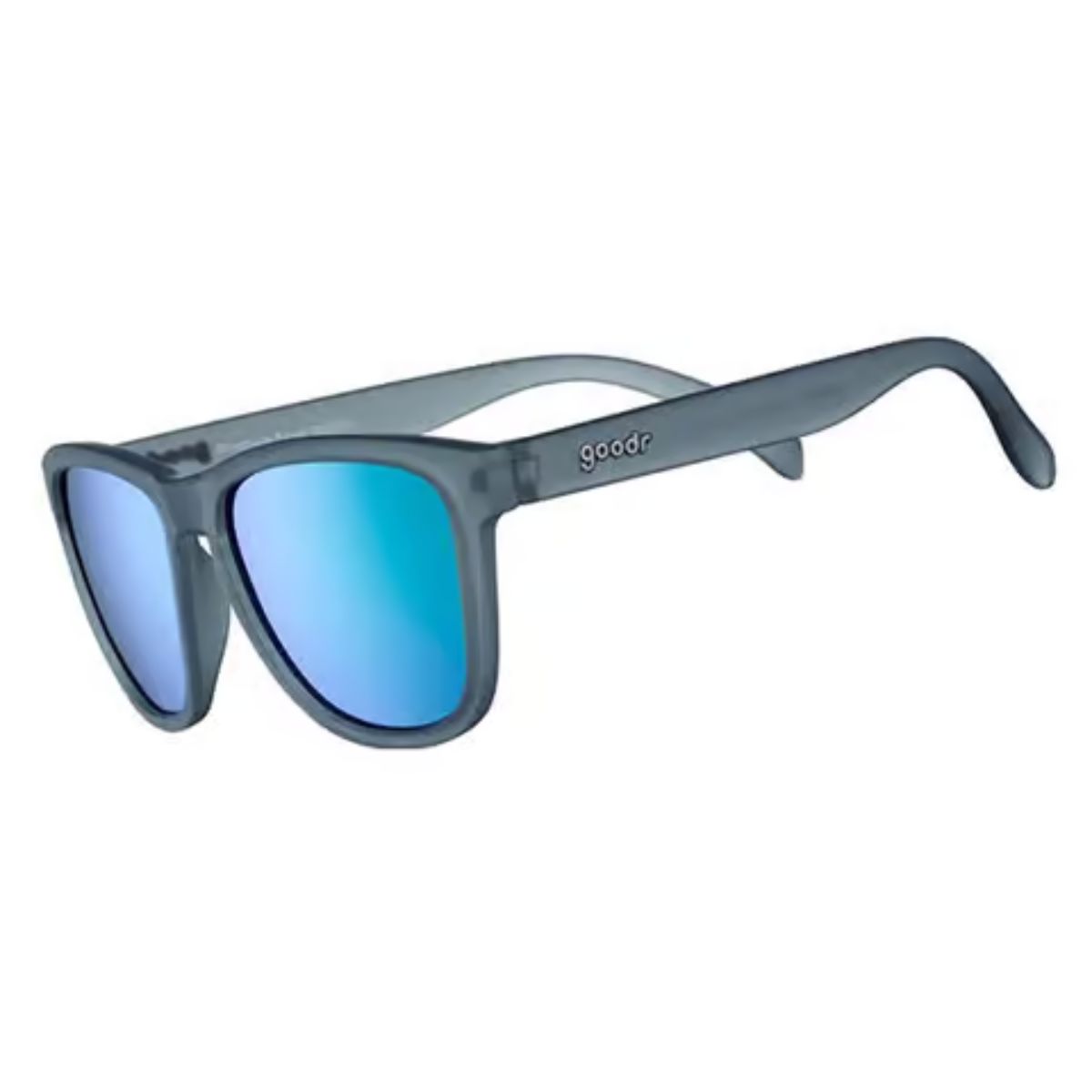 goodr OG - Silverback Squat Mobility Sunglasses Unisex Gray Frame Green Lens Polarized