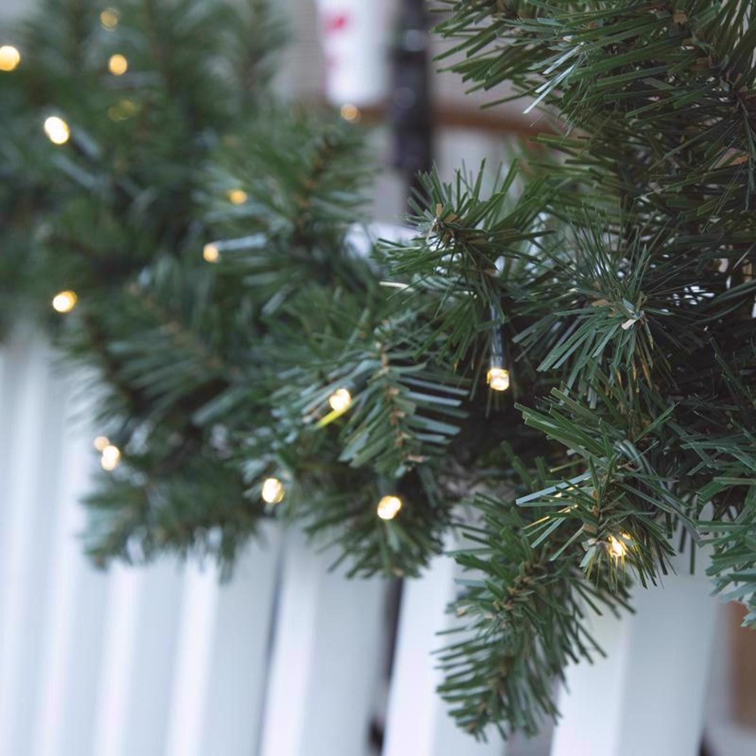 Celebrations 9 ft. L LED Prelit RGBW Brilliant Garland