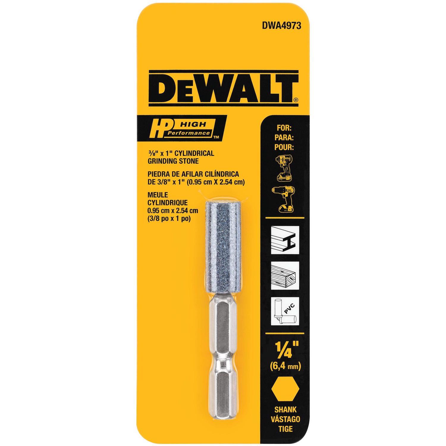 DEWALT HP 3/8 in. D Aluminum Oxide Cylindrical Grinding Point Cylinder 1 pk