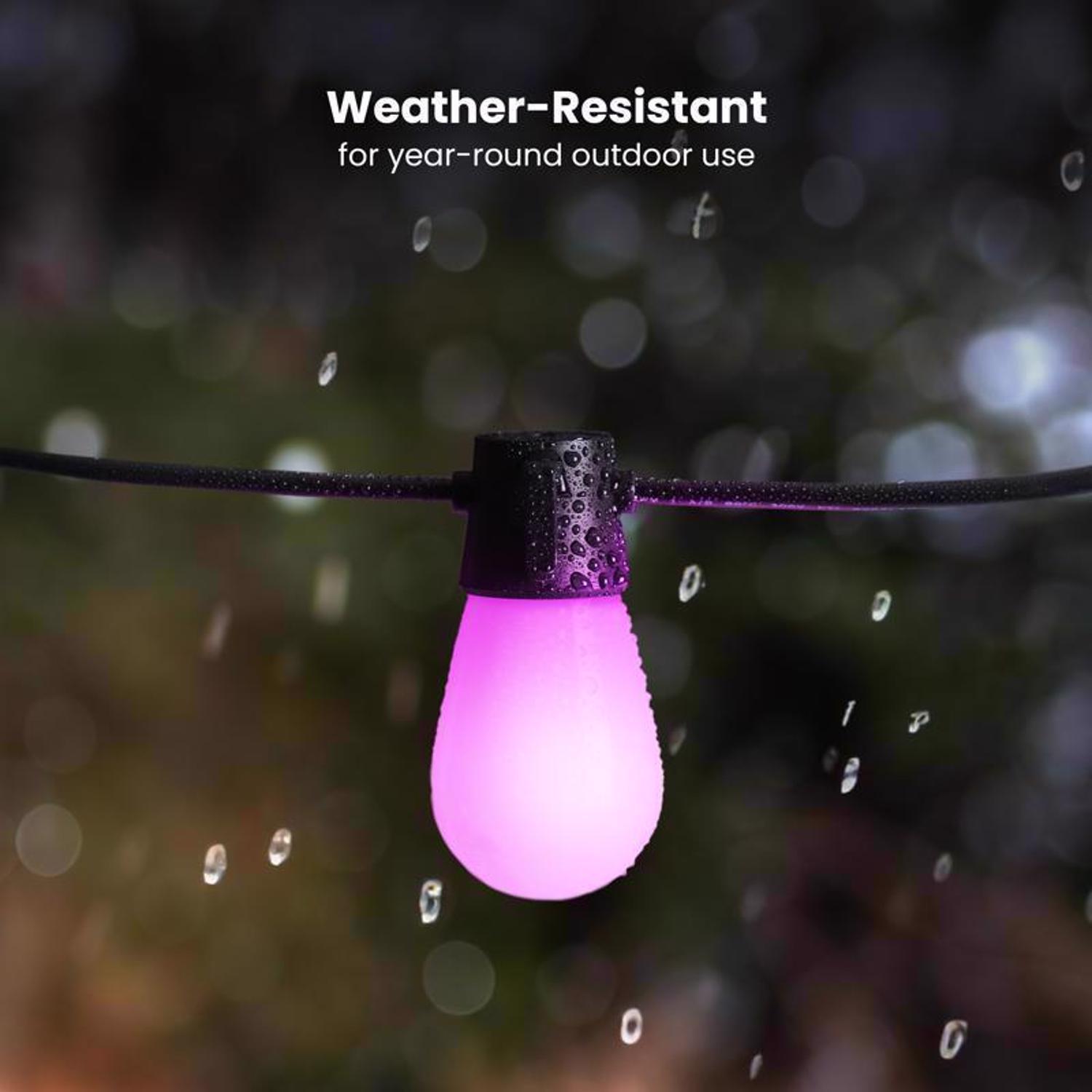 Feit Smart Home LED String Lights Multicolored 24 ft. 12 lights