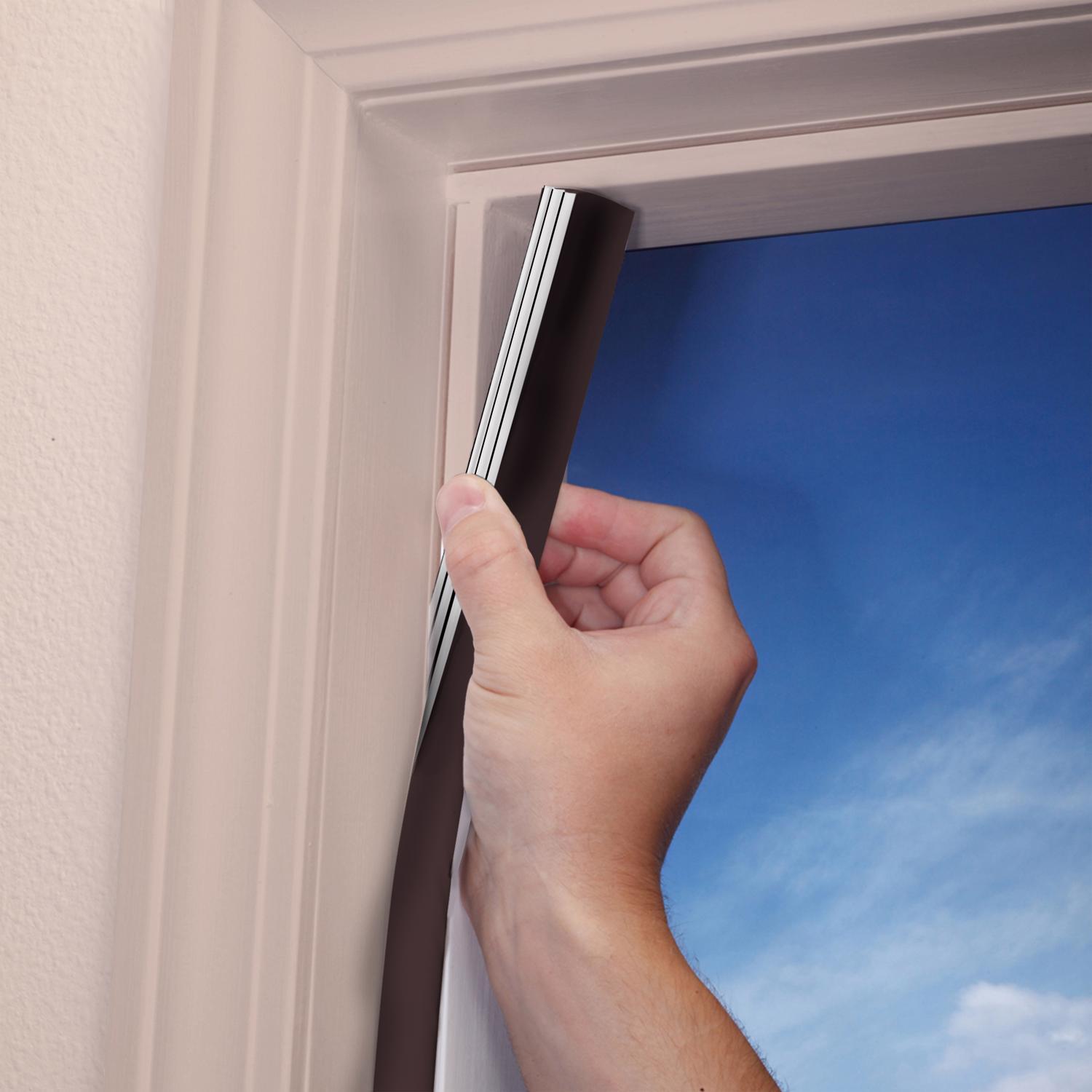 M-D Building Products Brown Vinyl Clad Foam Kerf Molding For Top/Side Seal 96 in. L X 0.5 in.