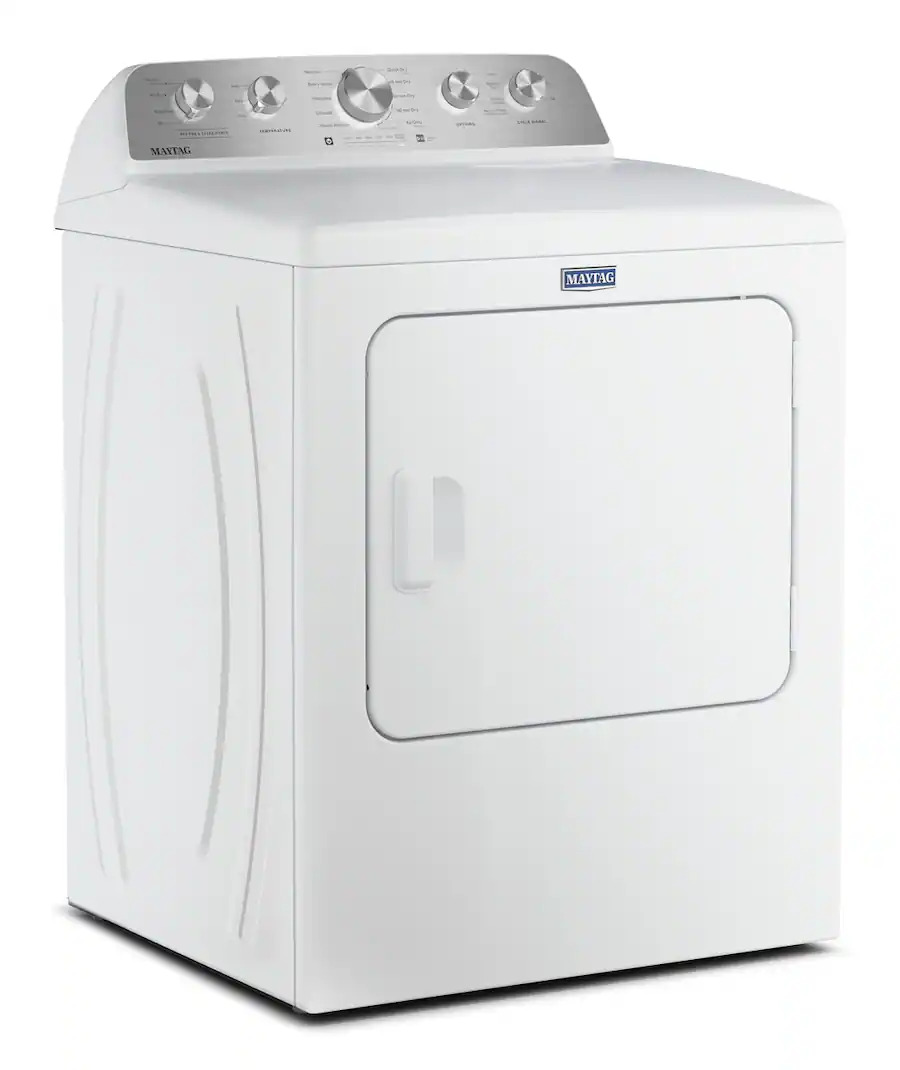 Maytag - 7.0 Cu. Ft. Gas Dryer with Extra Power and Pet Pro Option - White
