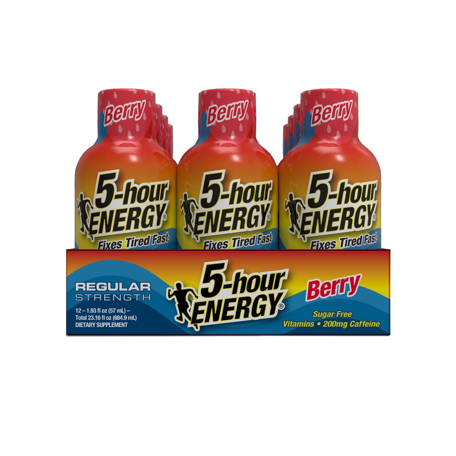 5-hour Energy RegularStrength Sugar Free Berry Energy Shot 1.93 oz
