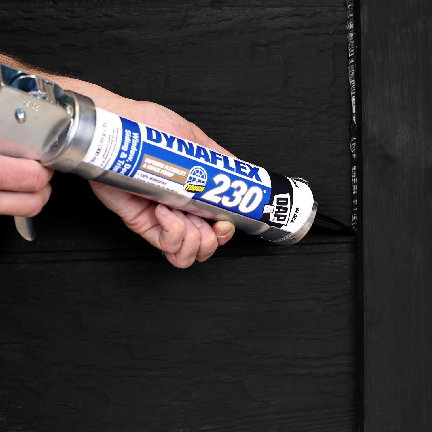 DAP DYNAFLEX 230 Black Premium Latex Door/Siding/ Window Sealant 10.1 oz