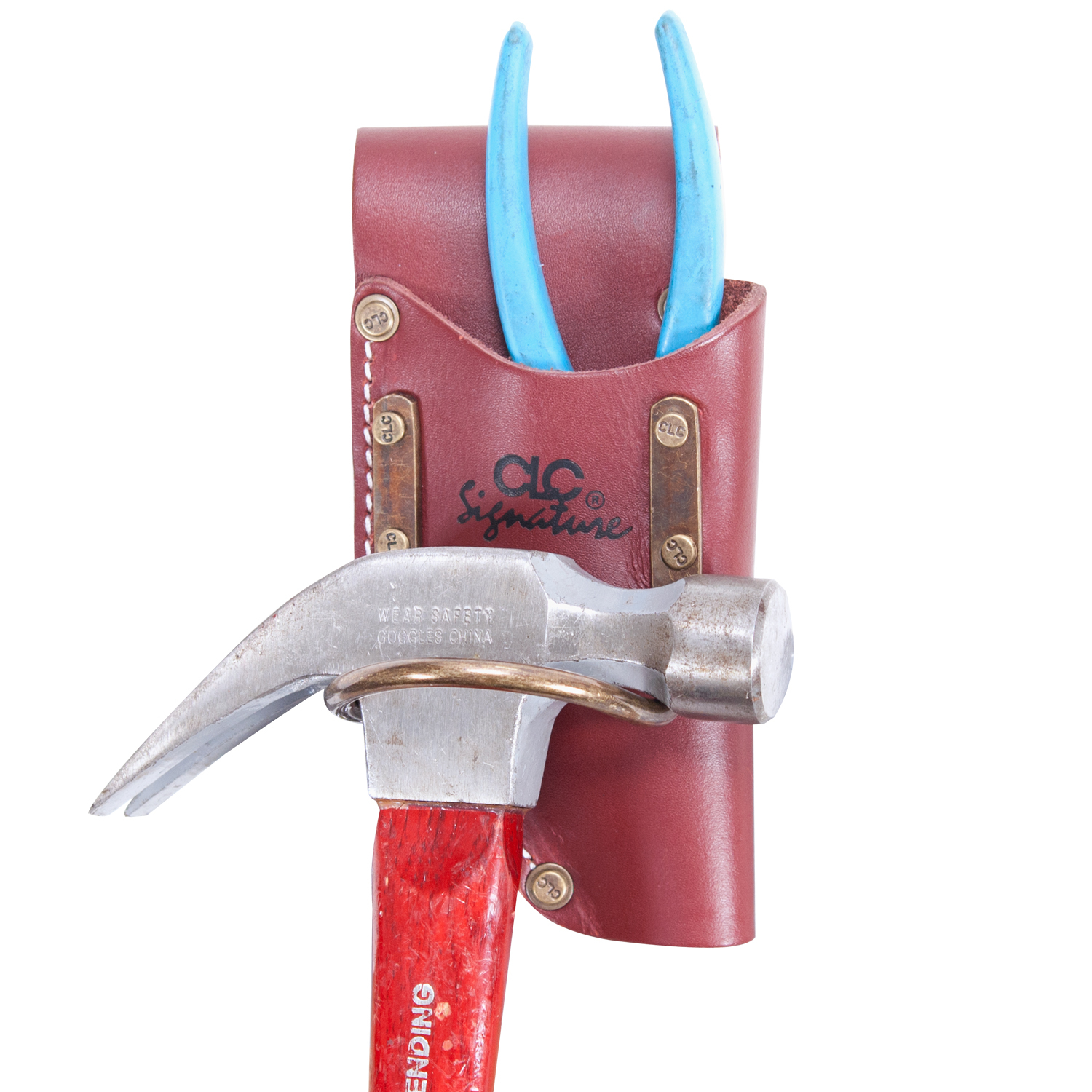CLC Signature Elite 1 pocket Leather Tool Holder Brown