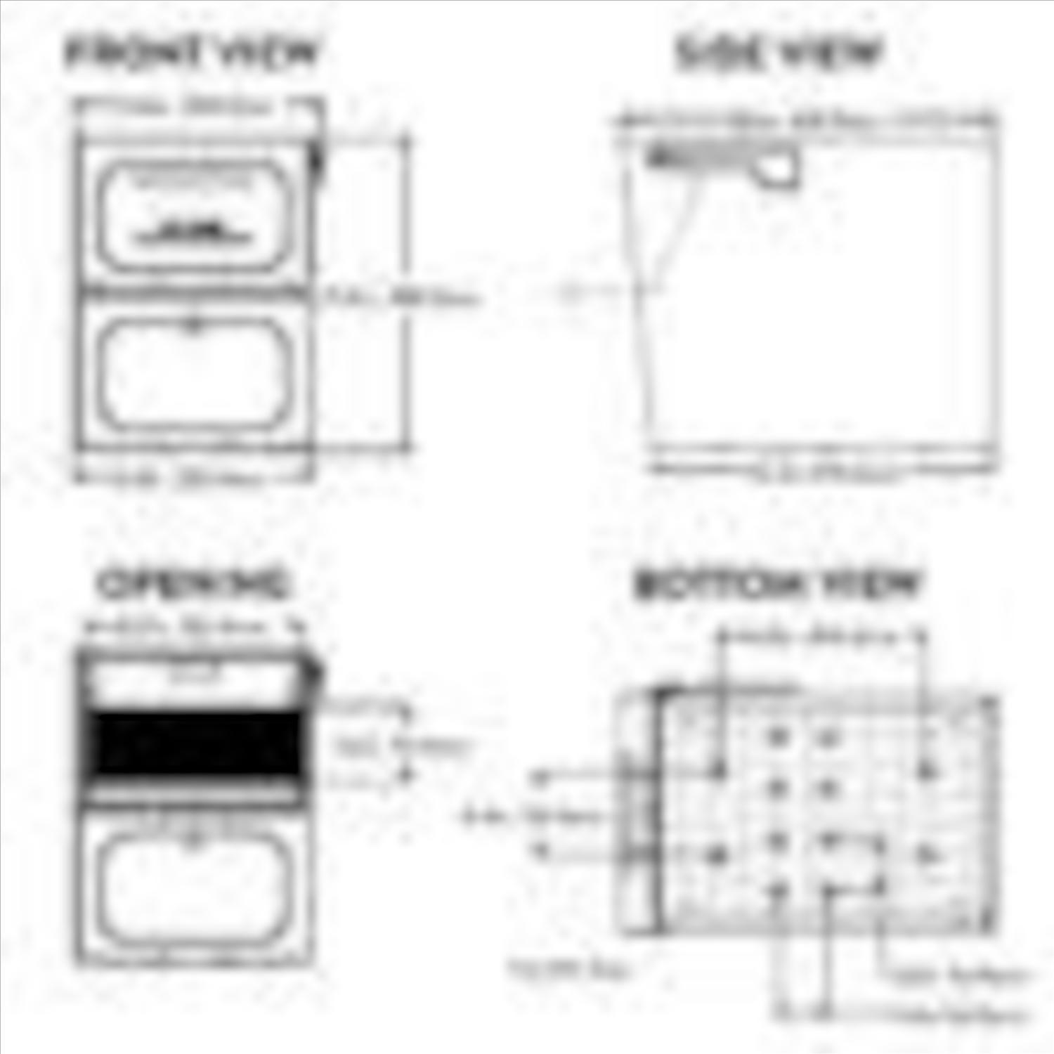 Architectural Mailboxes Oasis Classic Galvanized Steel Post Mount Black Mailbox