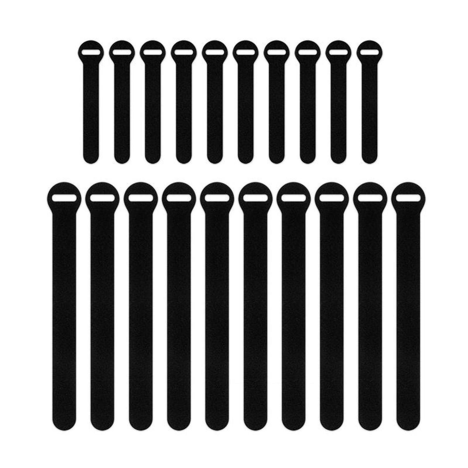Wrap-It Self-Gripping Black Bundling Strap 2 lb 20 pk