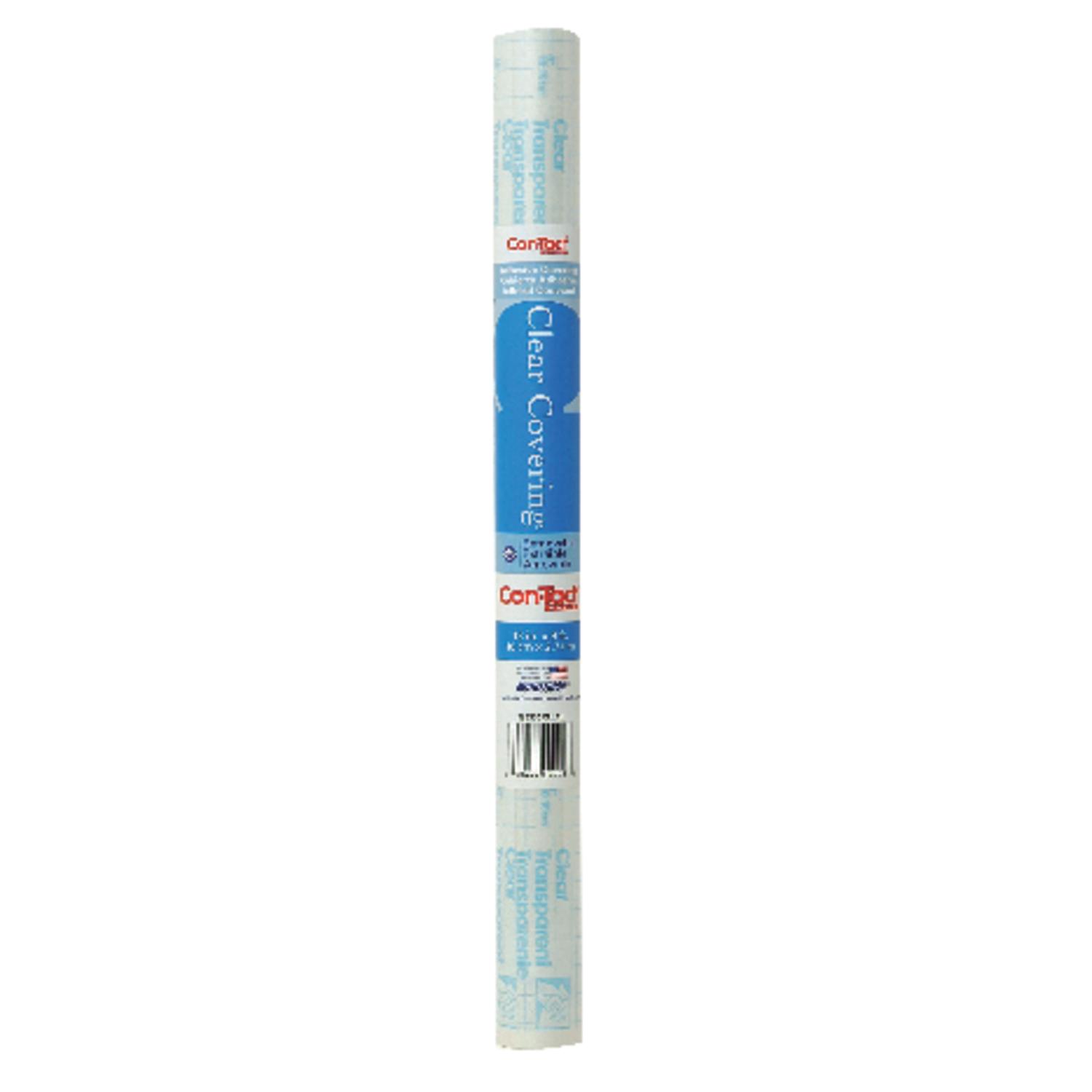 Con-Tact Clear Covering 9 ft. L X 18 in. W Clear Shelf Liner