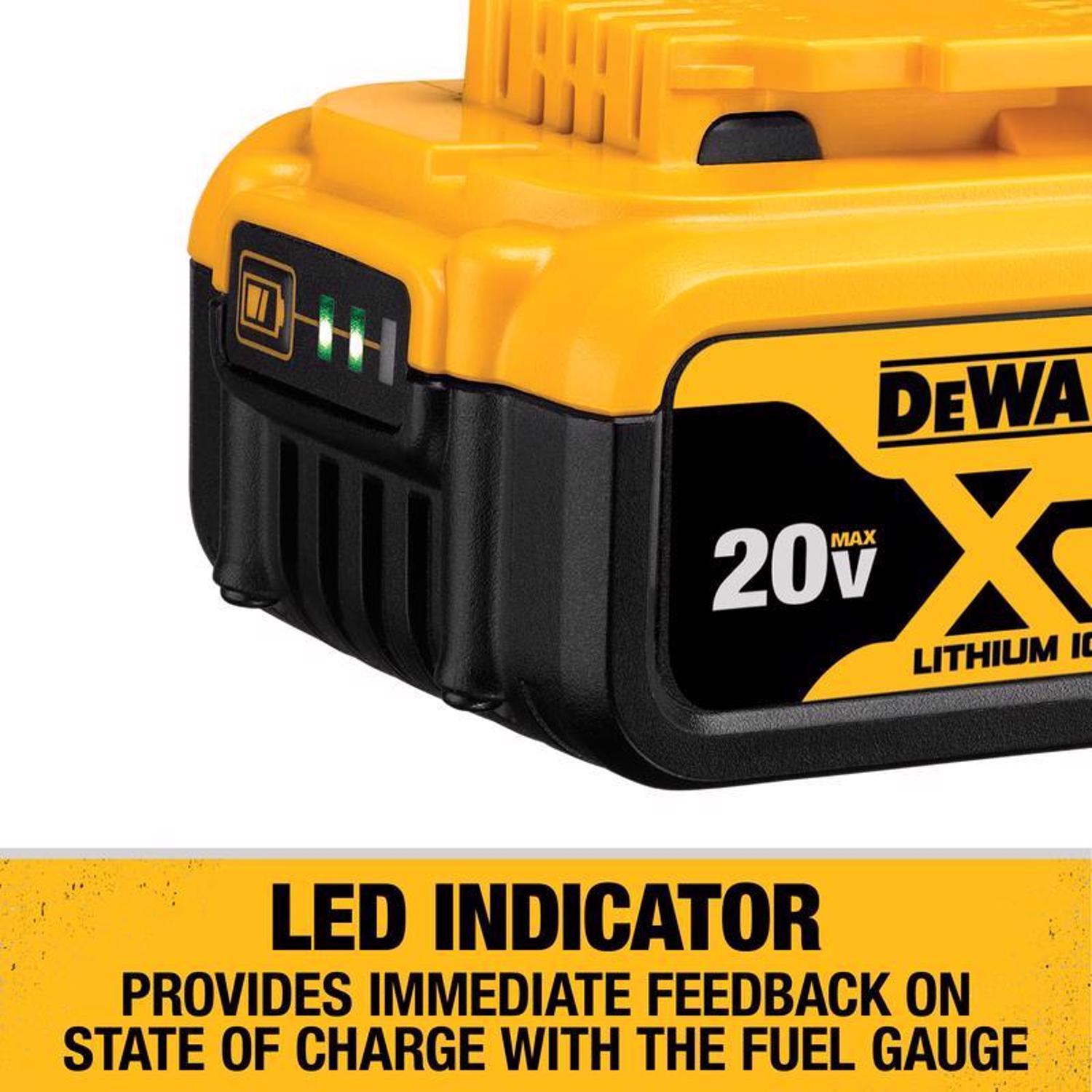 DeWalt 20V MAX XR DCB205-2 5 Ah Lithium-Ion Battery Combo Pack 2 pc