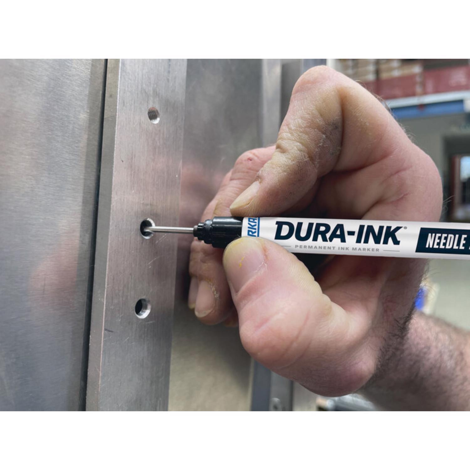 Markal Dura-ink Black Needle Nose Permanent Marker 1 pk