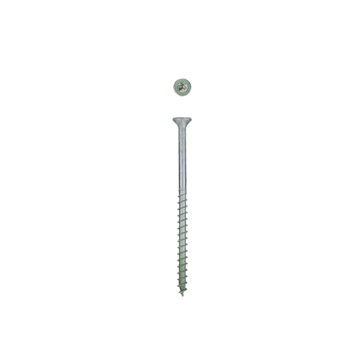 SPAX No. 14 in. X 4 in. L Gray Star Flat Head Deck Screws 8 pk