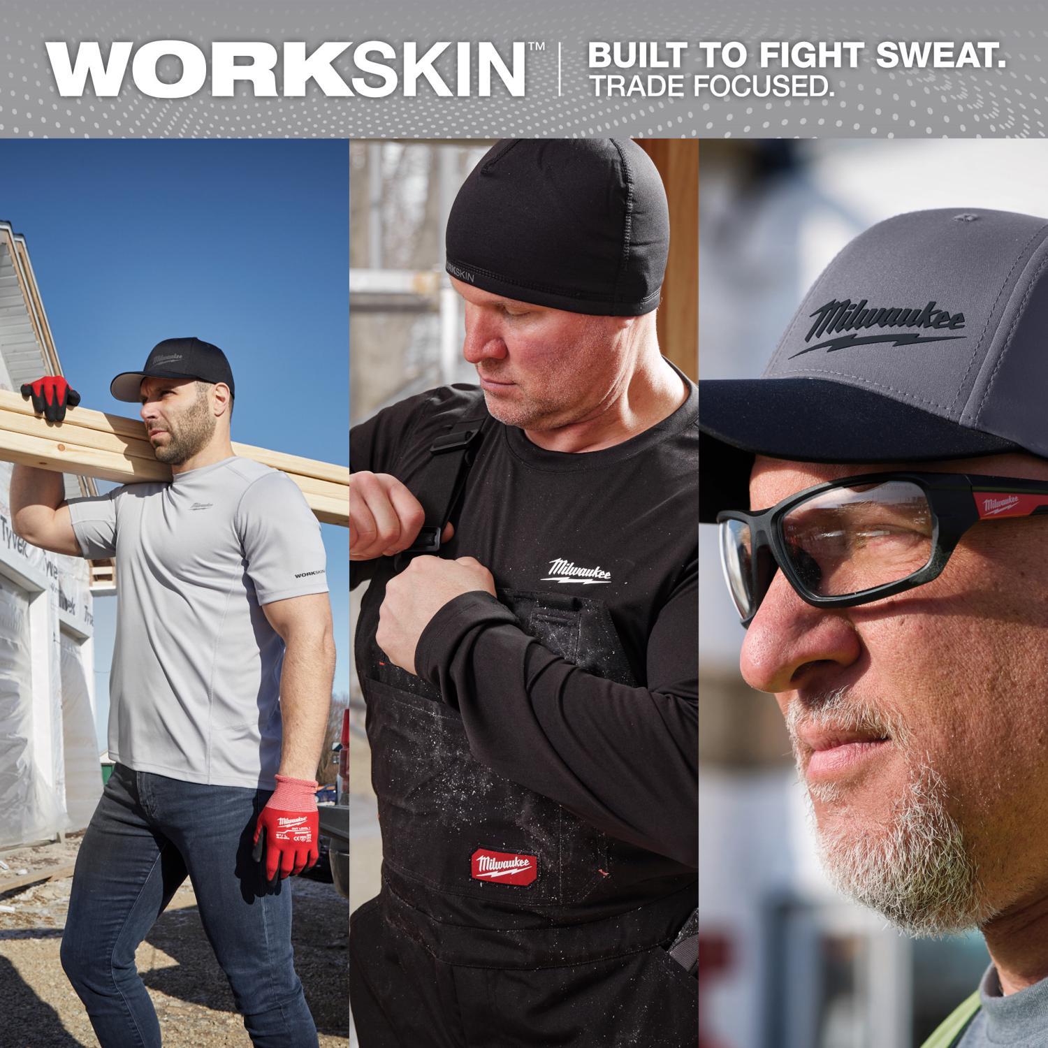 Milwaukee Workskin XL Long Sleeve Men's Hooded Gray Hooded Sweatshirt
