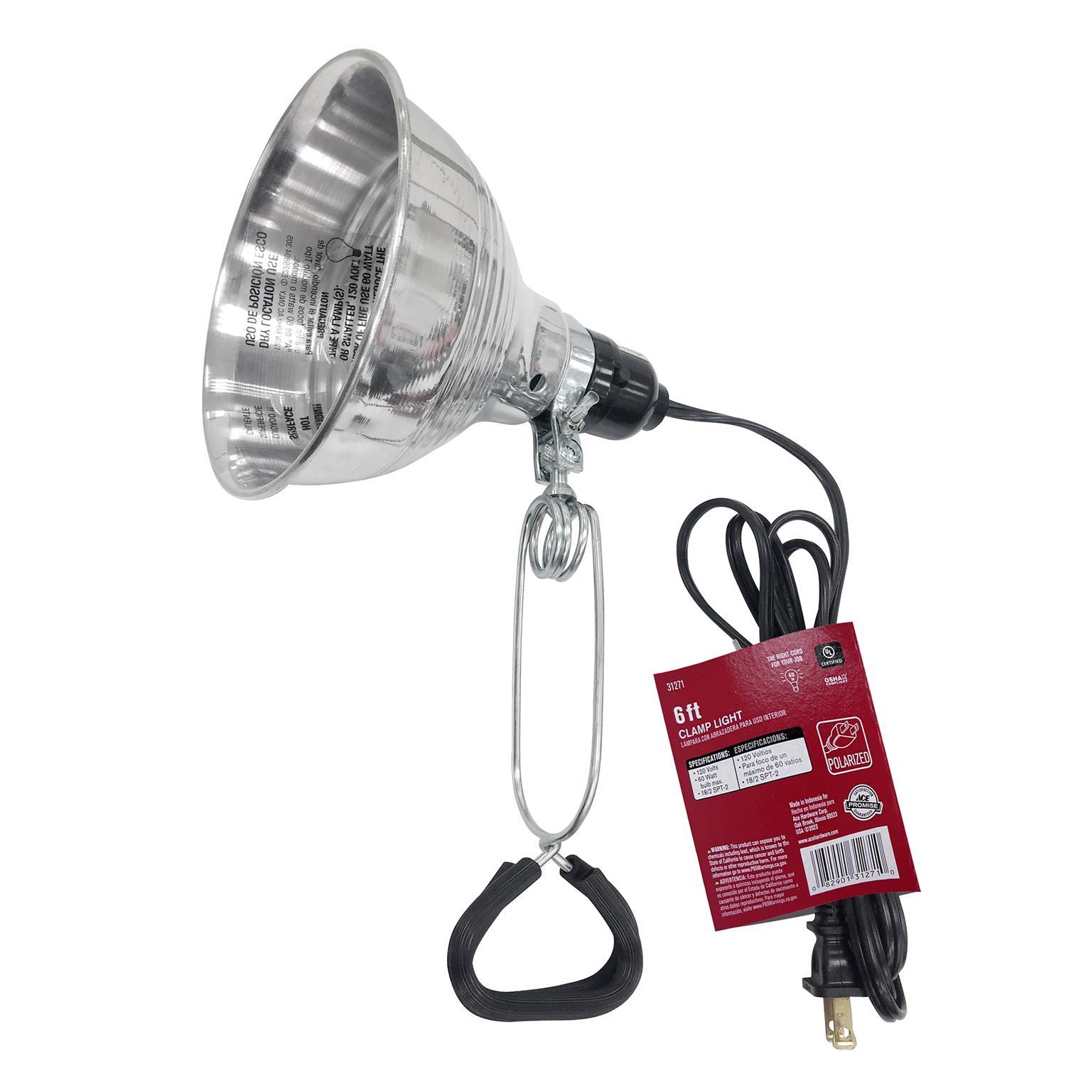 Ace 5.5 in. 60 W Incandescent Clamp Light