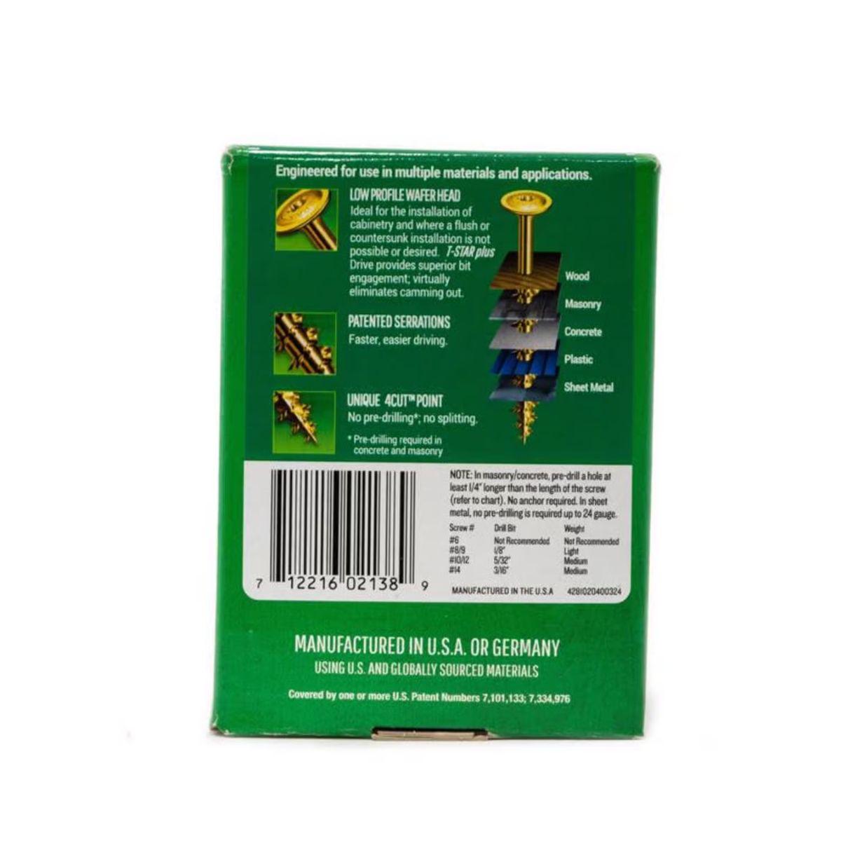 SPAX Multi-Material No. 8 in. x 1-1/4 in. L T-20+ Wafer Head Serrated Construction Screws