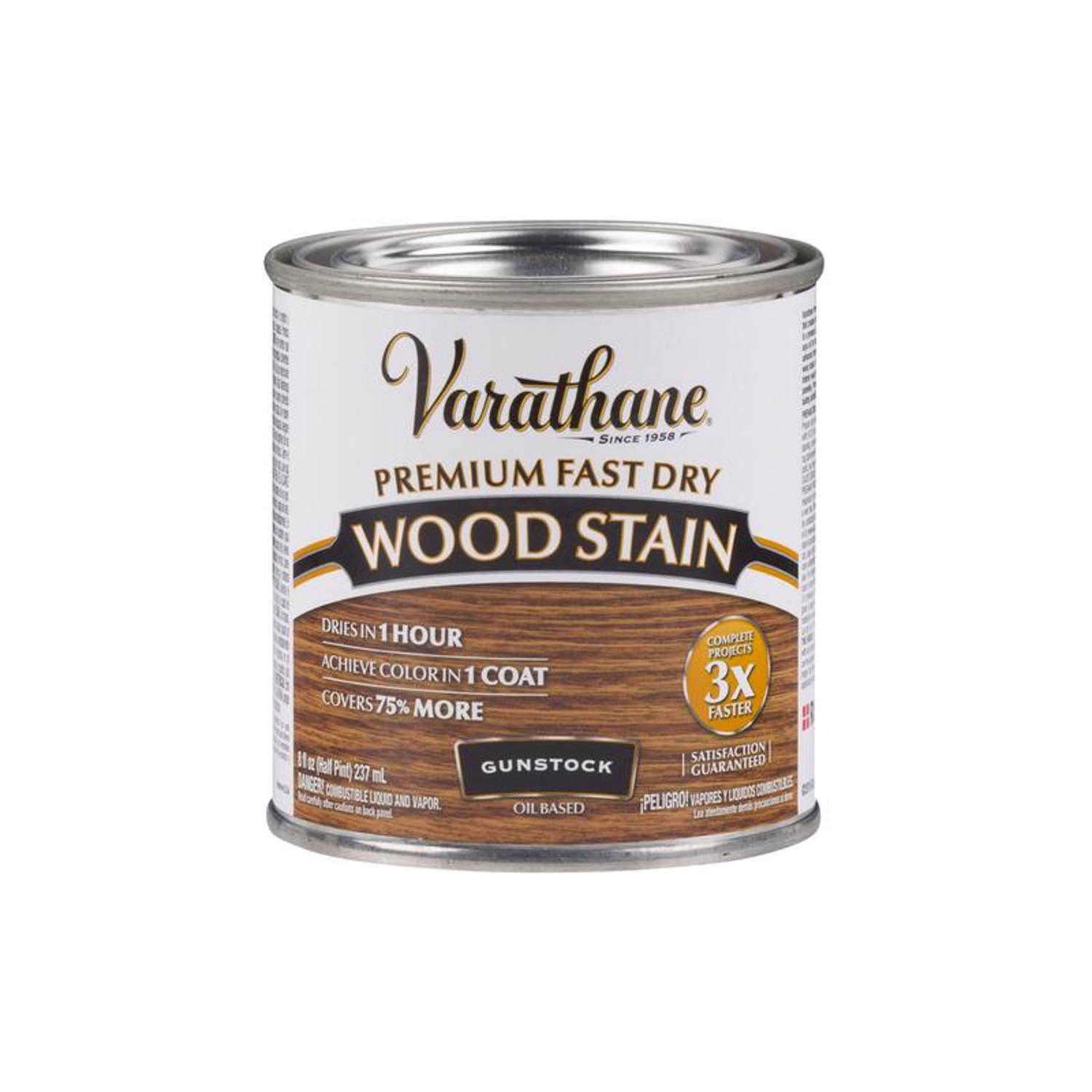 Varathane Premium Gunstock Oil-Based Fast Dry Wood Stain 1/2 pt