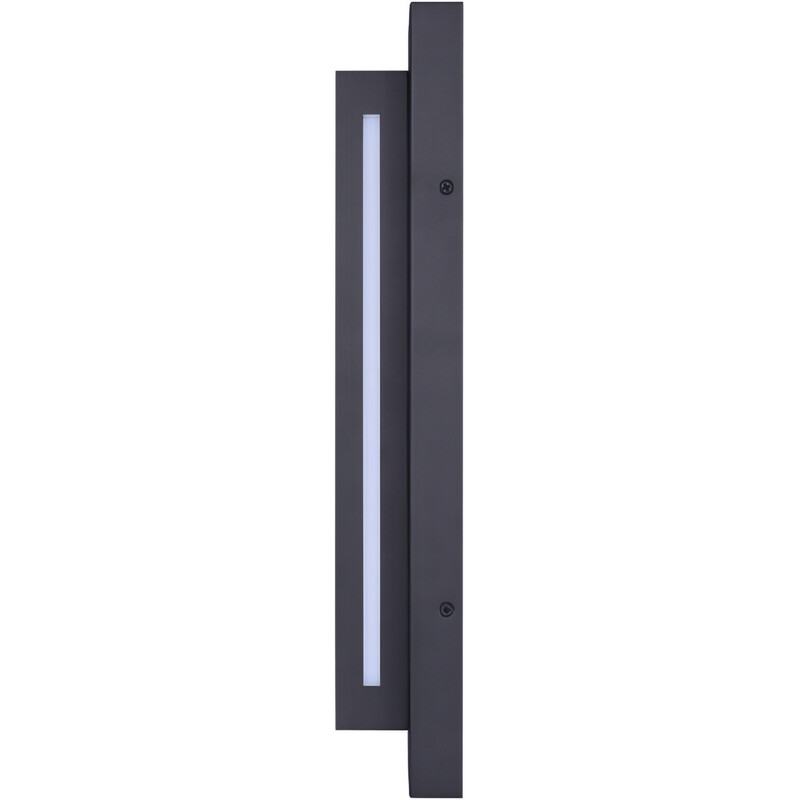Canarm Amani LED 17.75 in. Black Outdoor Wall Lantern