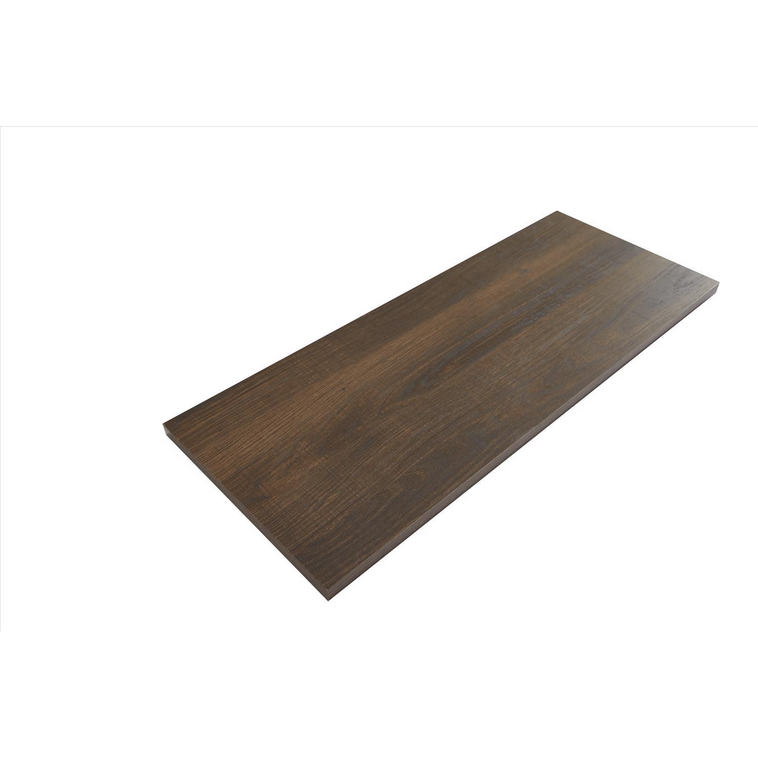 Rubbermaid 5/8 in. H X 36 in. W X 10 in. D Chestnut Wood Shelf