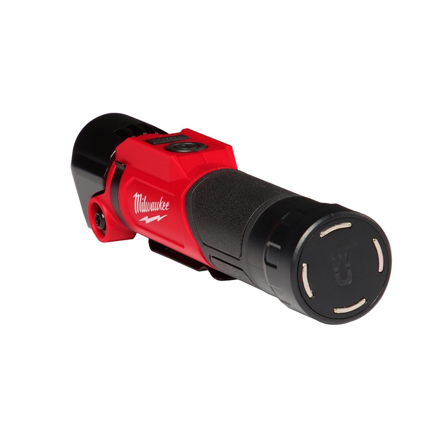 Milwaukee 500 lm Black/Red LED Rechargeable Rechargeable Flashlight