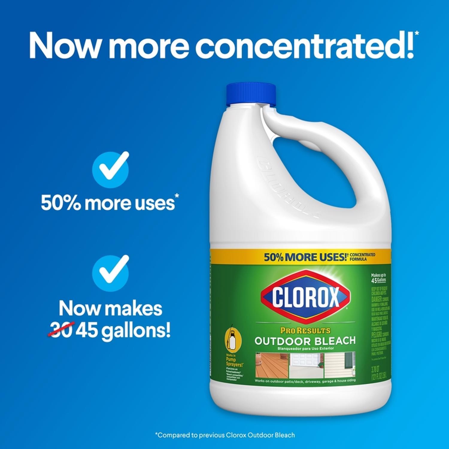 Clorox ProResults Regular Scent Outdoor Bleach 121 oz