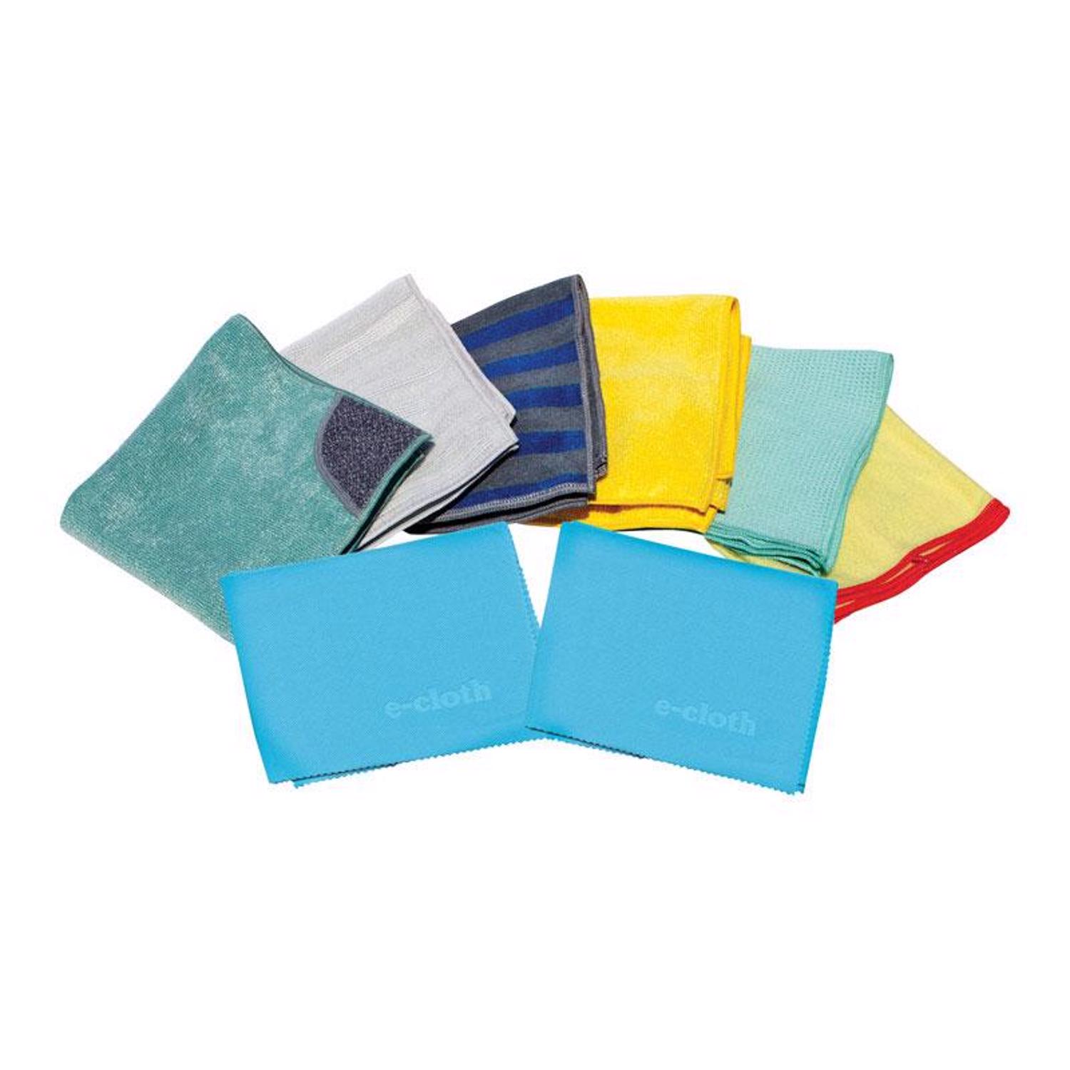 E-Cloth Home Cleaning Microfiber Home Cleaning Set 8 pk