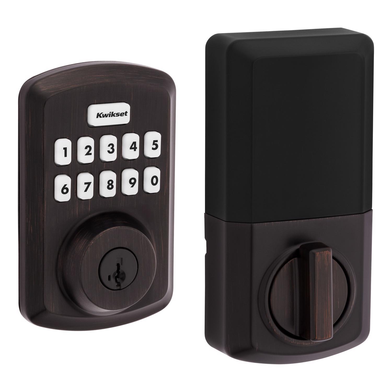 Kwikset SmartCode Venetian Bronze Zinc Electronic Deadbolt