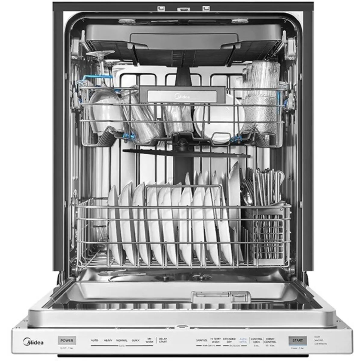 Midea 24 in. Fully Integrated Smart Dishwasher