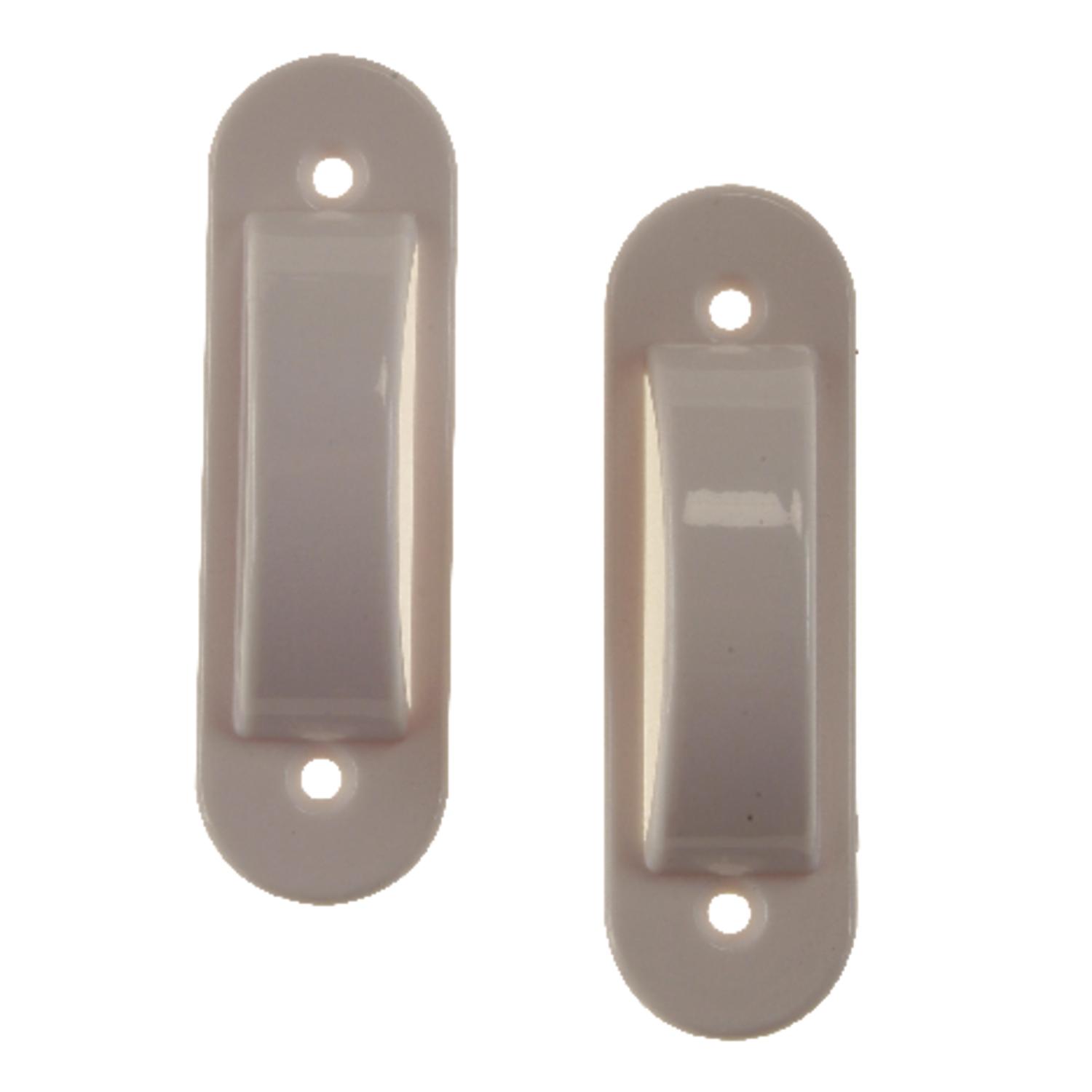 Amerelle Gloss White Plastic Toggle Switch Guard 2 pk