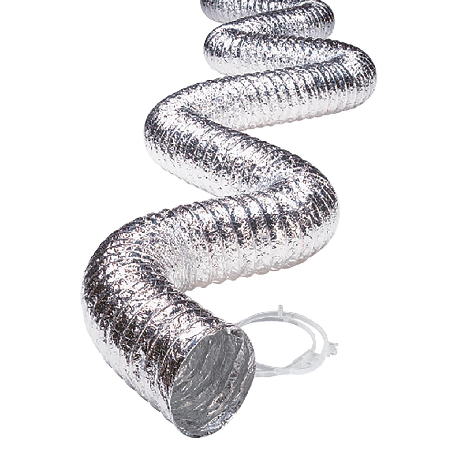 Ace 96 in. L X 4 in. D Silver Aluminum Dryer Vent Duct