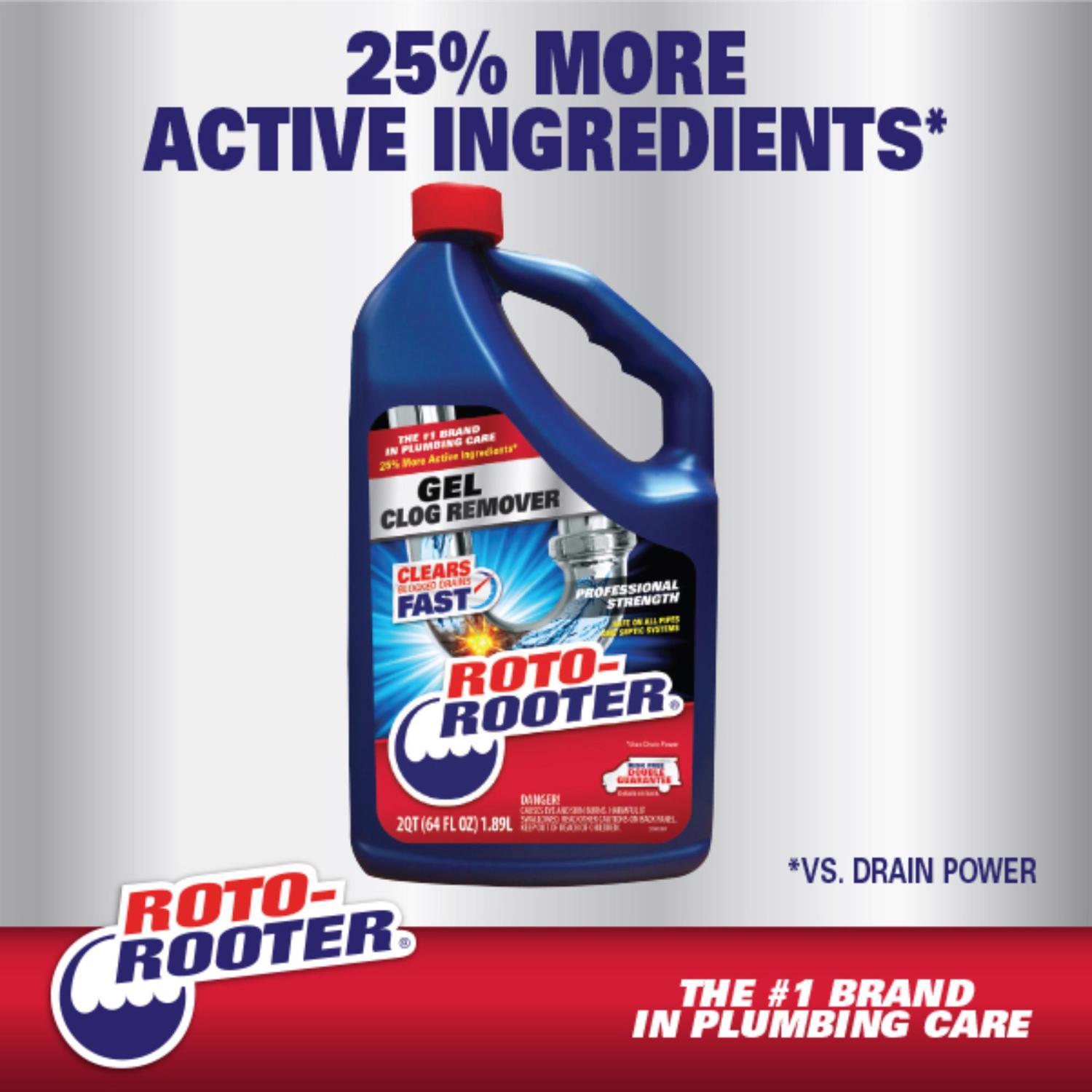 Roto-Rooter Gel Clog Remover 64 oz