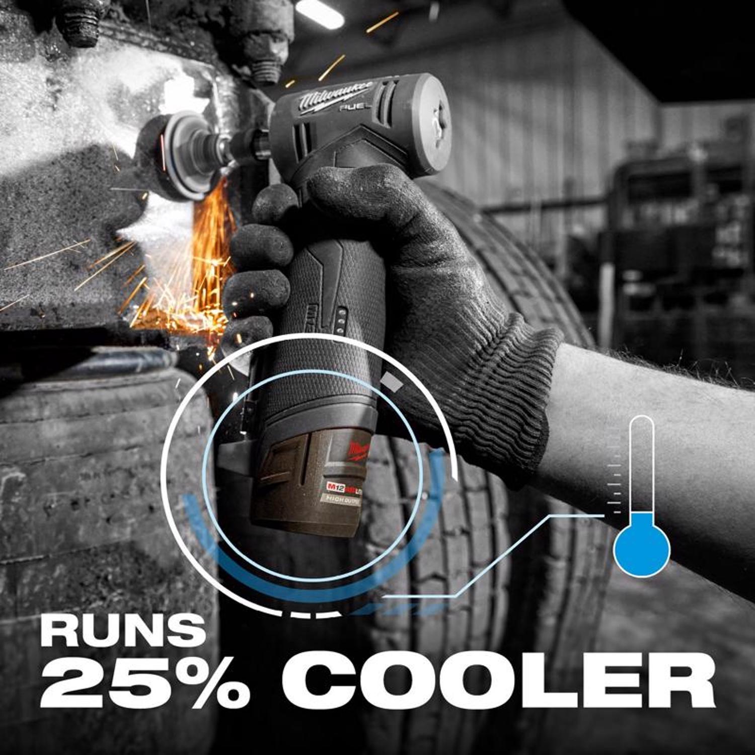 Milwaukee M12 RedLithium CP 2.5 Ah Lithium-Ion High Output High Capacity Battery Pack 1 pc