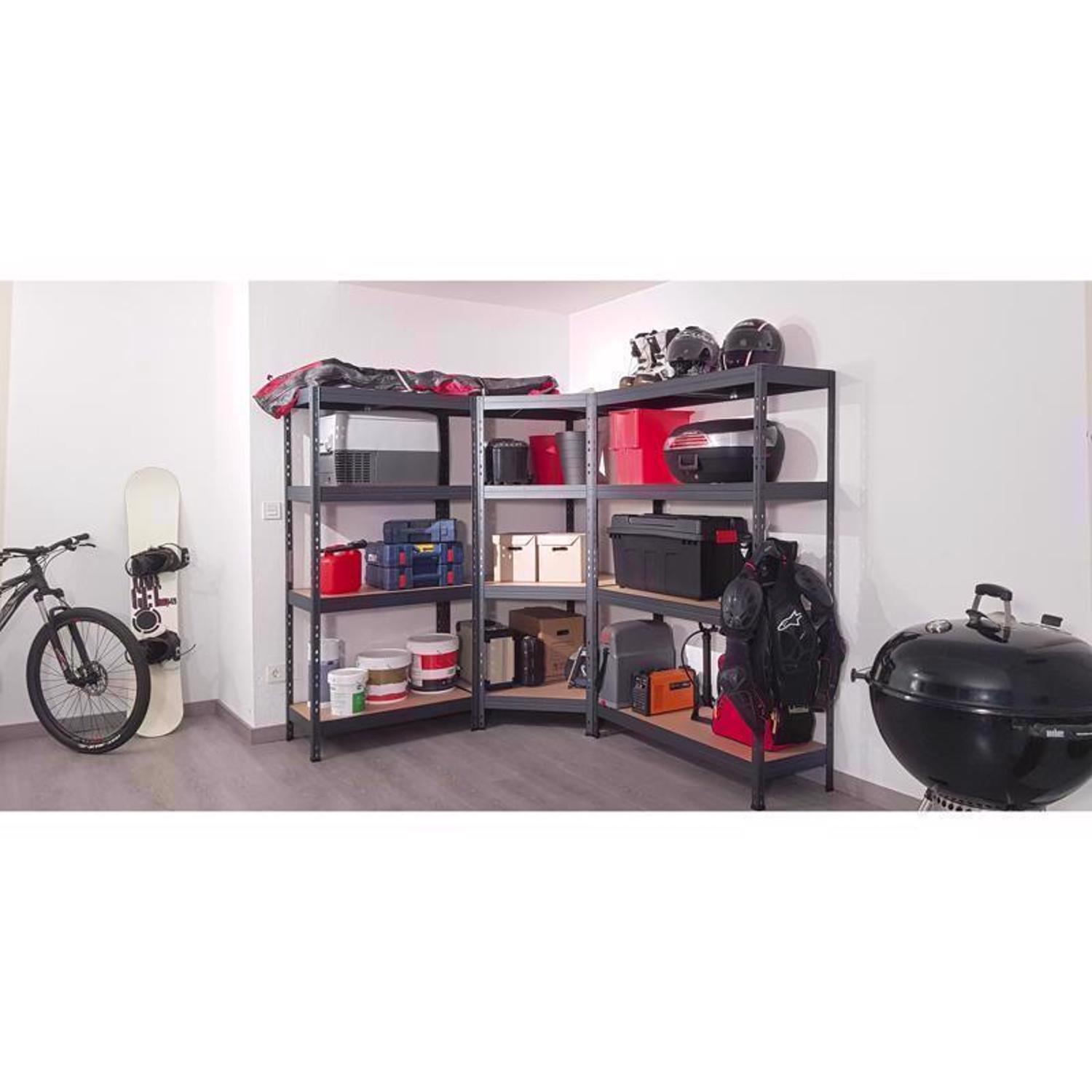 Ar Shelving Garage Series 71 in. H X 35.7 in. W X 18 in. D Metal Shelving Unit