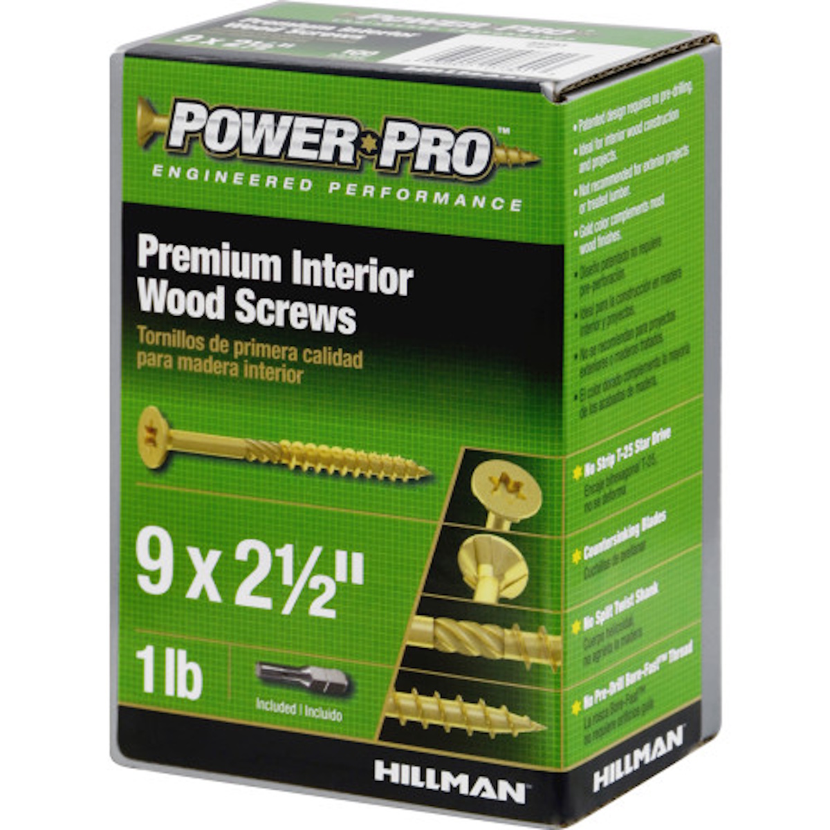 Screw Power Pro Int 9 x 2-1/2 1#