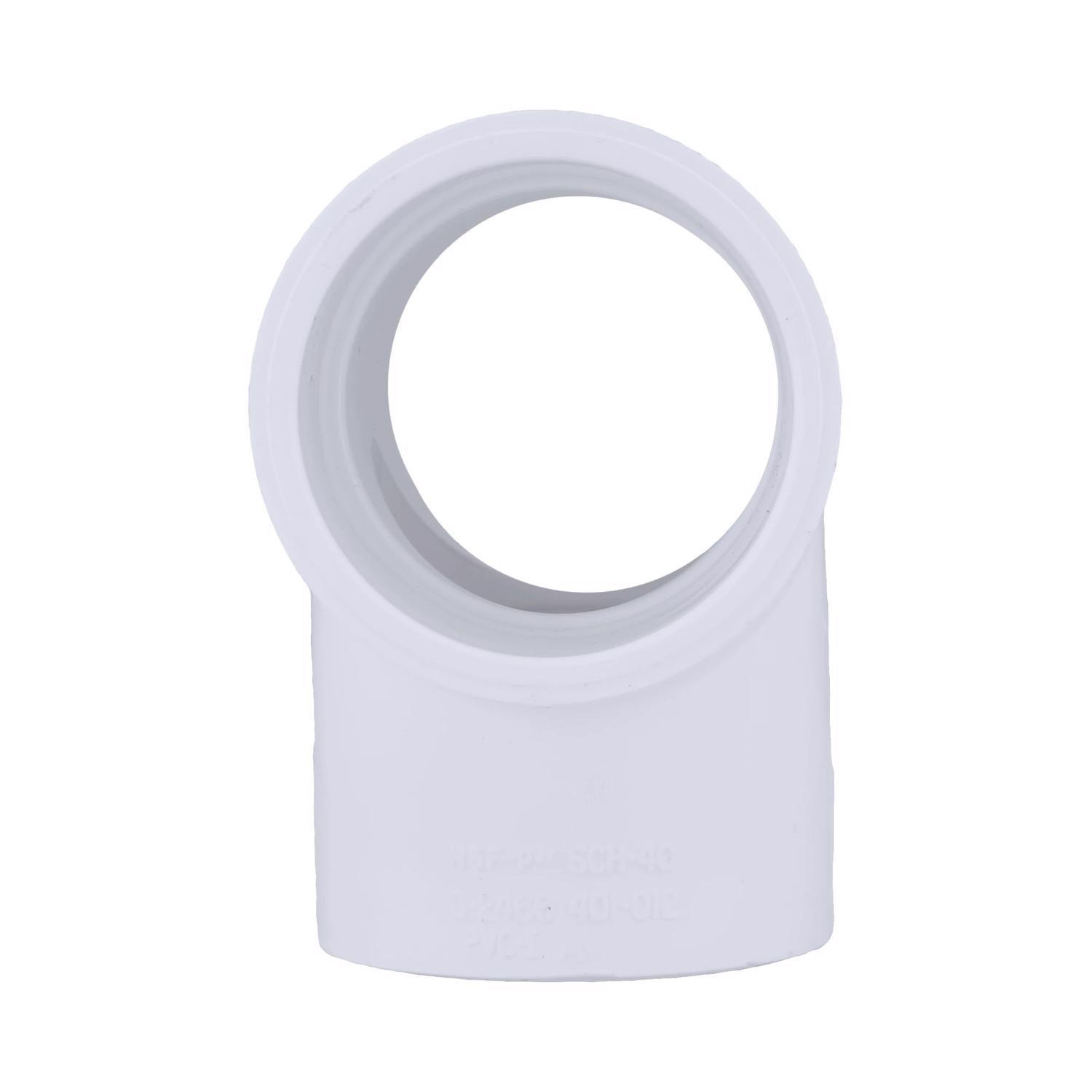 Charlotte Pipe 1 in. Slip X 1 in. D Slip PVC Tee 10 pk