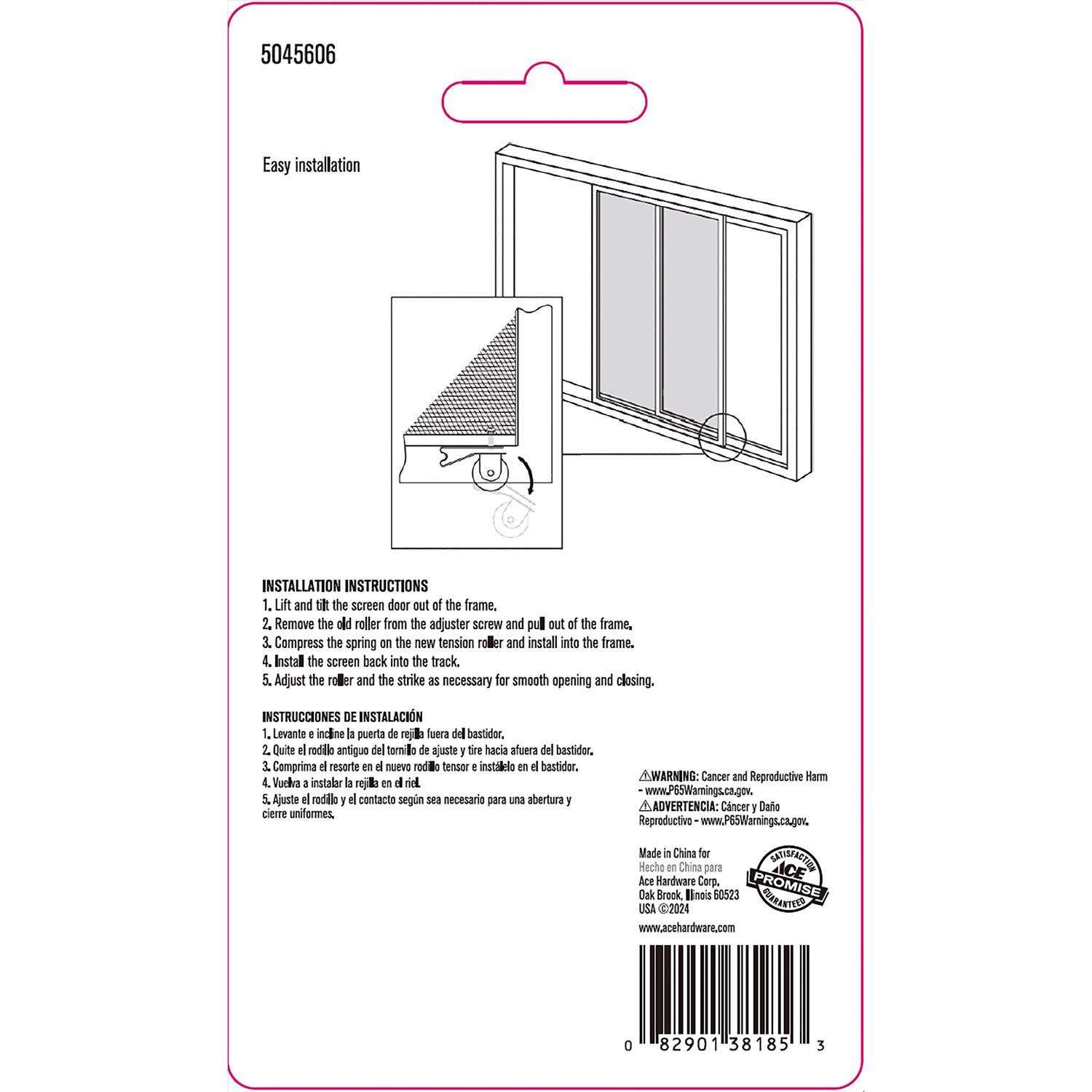 Ace Steel Tension Roller Assembly 2 pk