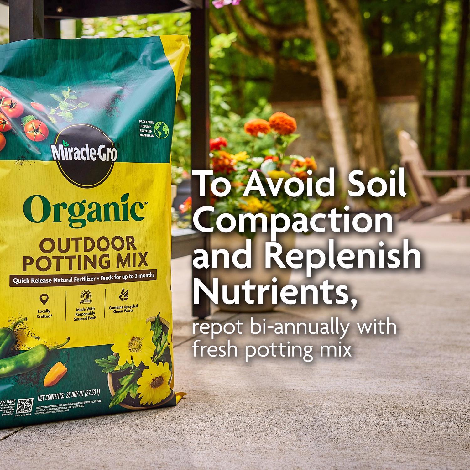 Miracle-Gro Organic All Purpose Potting Mix 25 qt
