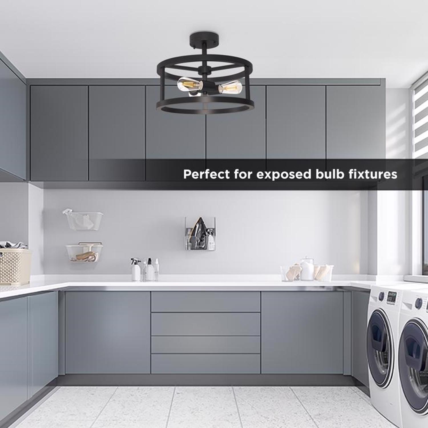 Feit ST19 E26 (Medium) LED Motion Activated Bulb Soft White 60 Watt Equivalence 1 pk